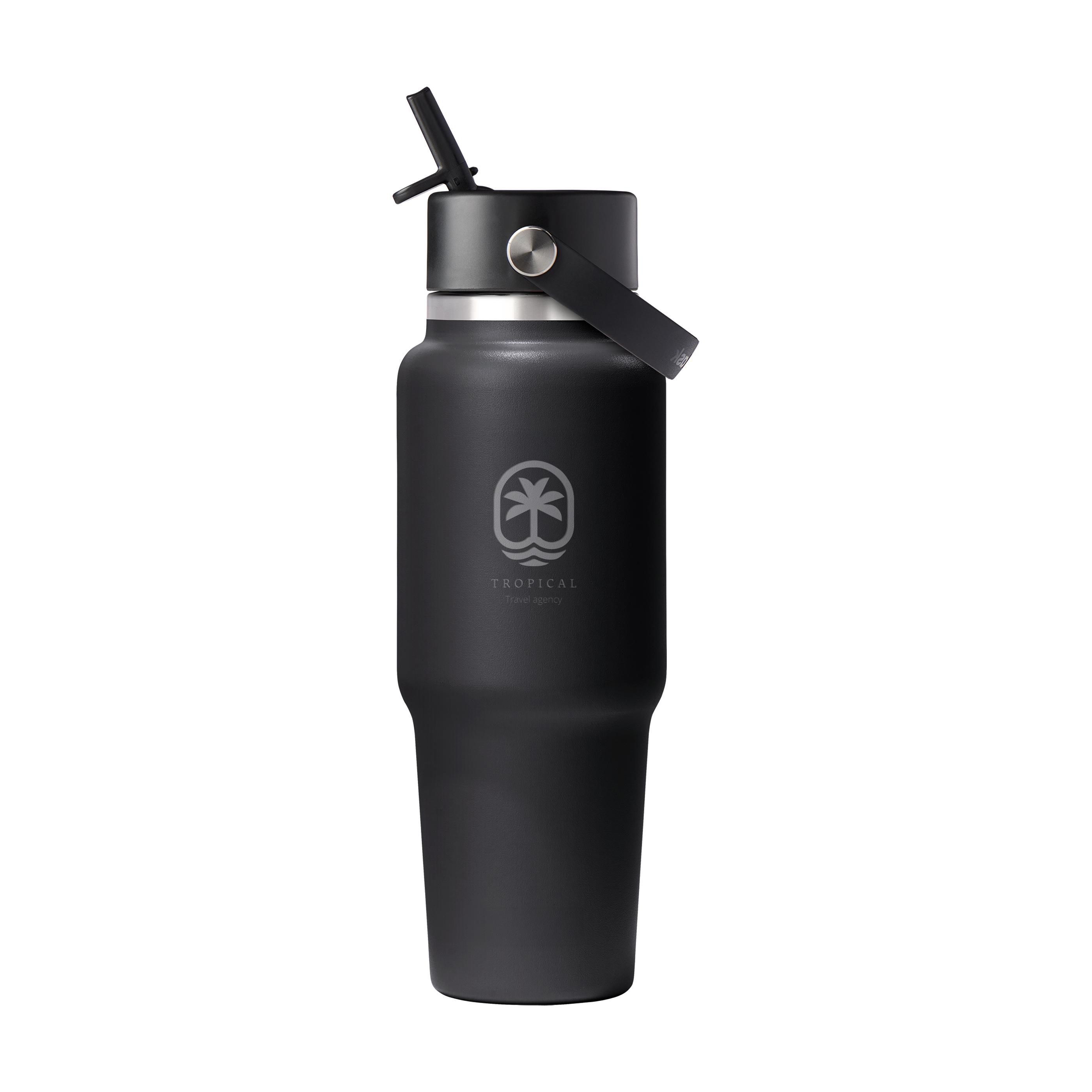 Hydro Flask Wide Mouth Edelstahl-Trinkflasche 946 ml, bedruckbar