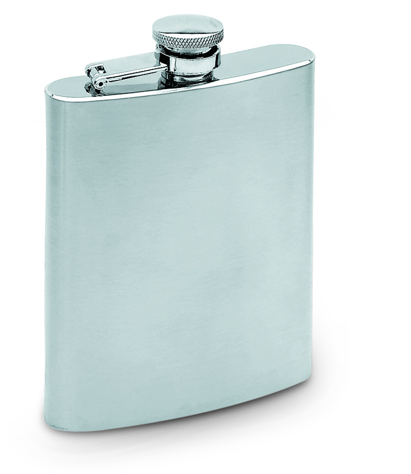 Flachmann SLIMMY FLASK aus Edelstahl, 200 ml, bedruckbar
