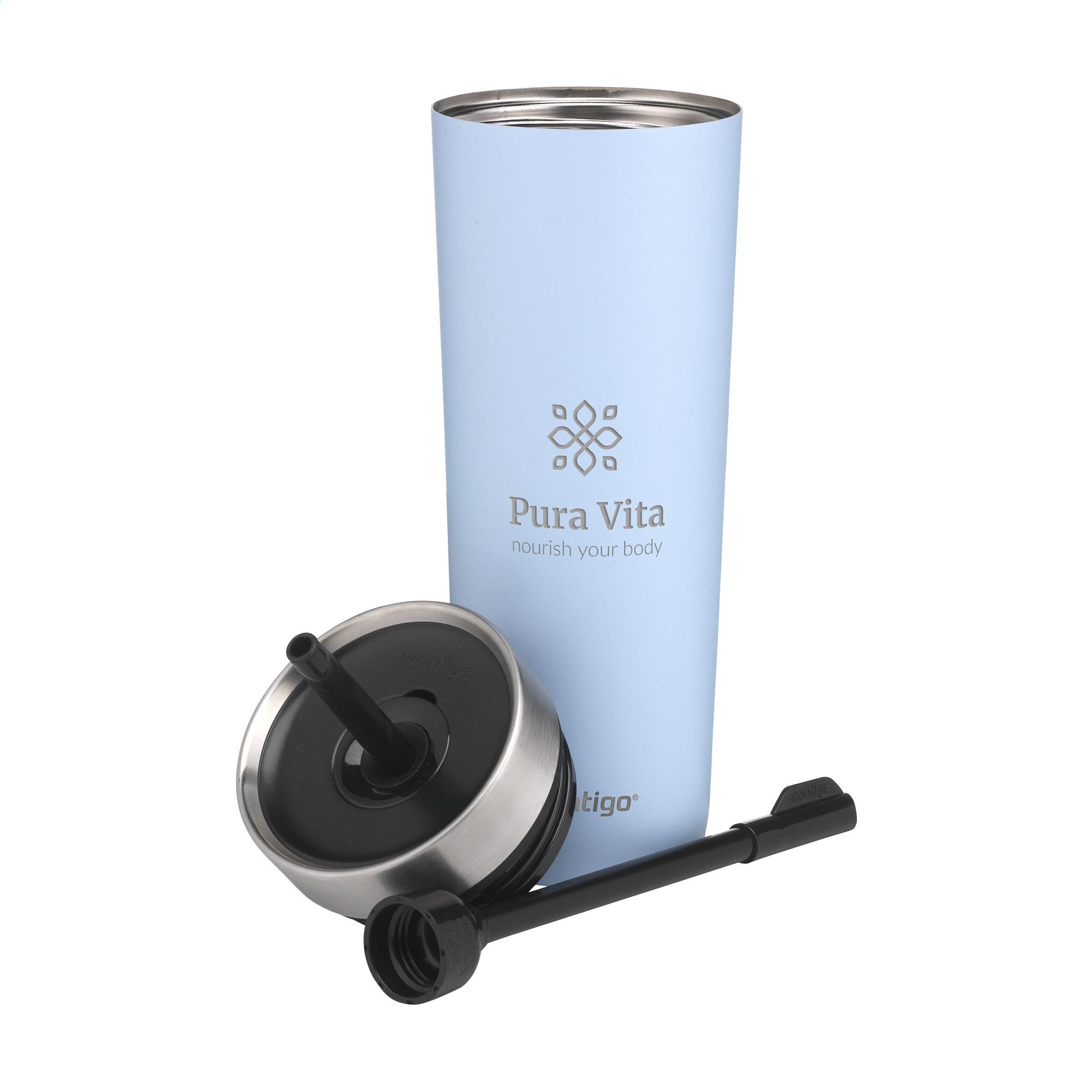 Contigo® No-Spill Tumbler 720 ml – Edelstahl Trinkbecher bedruckbar