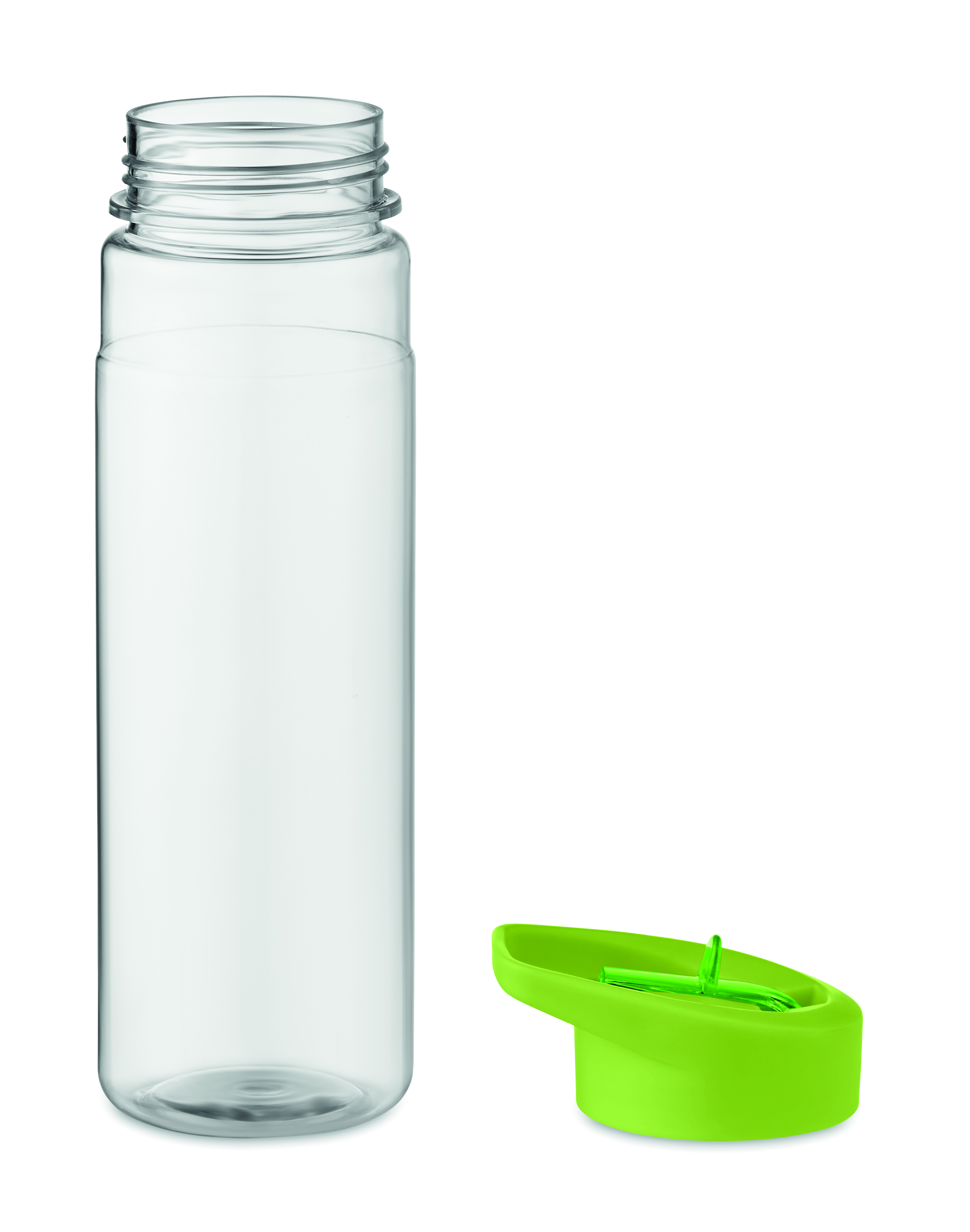 Trinkflasche RPET 650 ml ALABAMA mit Trinkhalm – bedruckbar