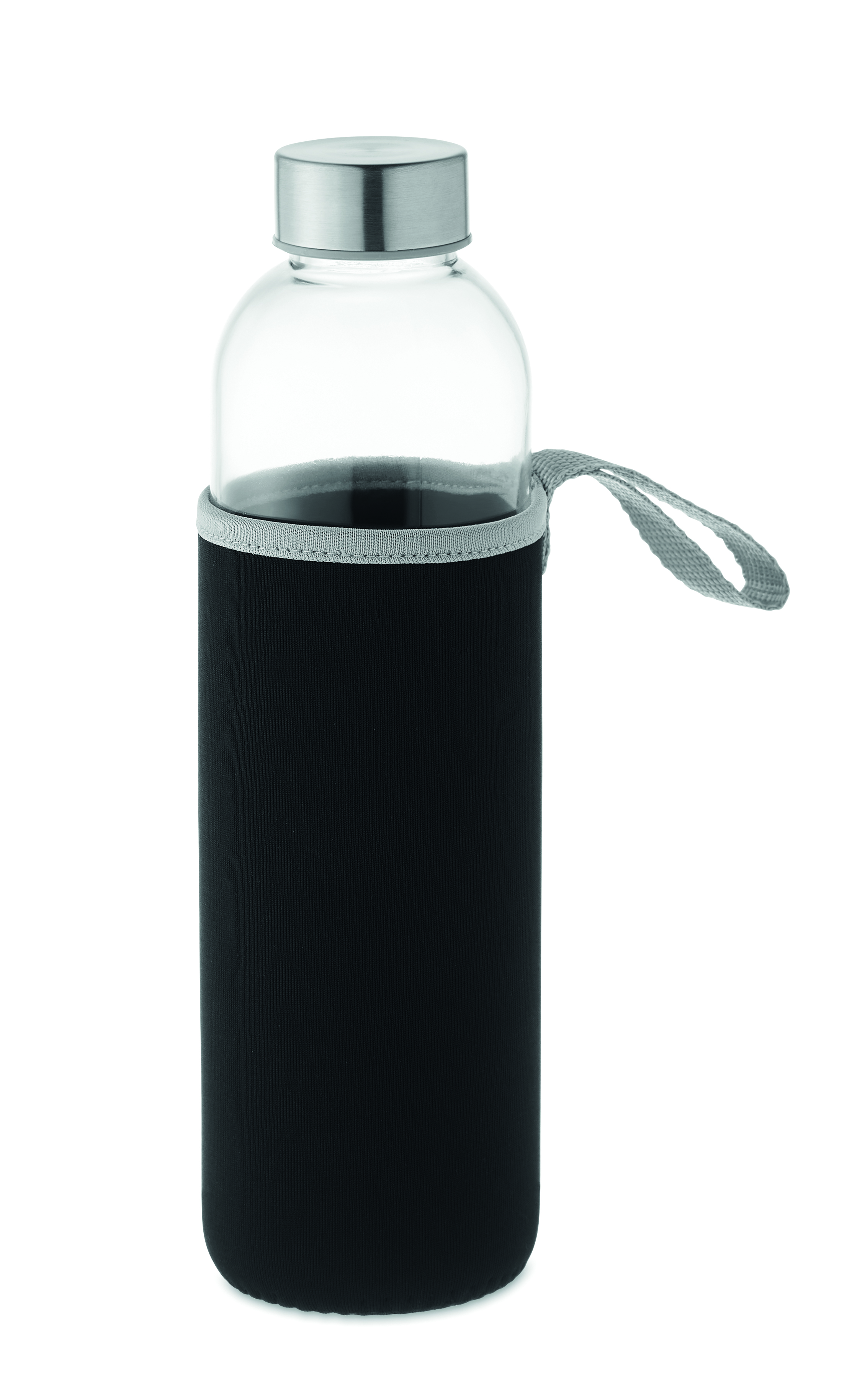 Glas-Trinkflasche 750 ml UTAH LARGE mit Neoprenhülle, bedruckbar