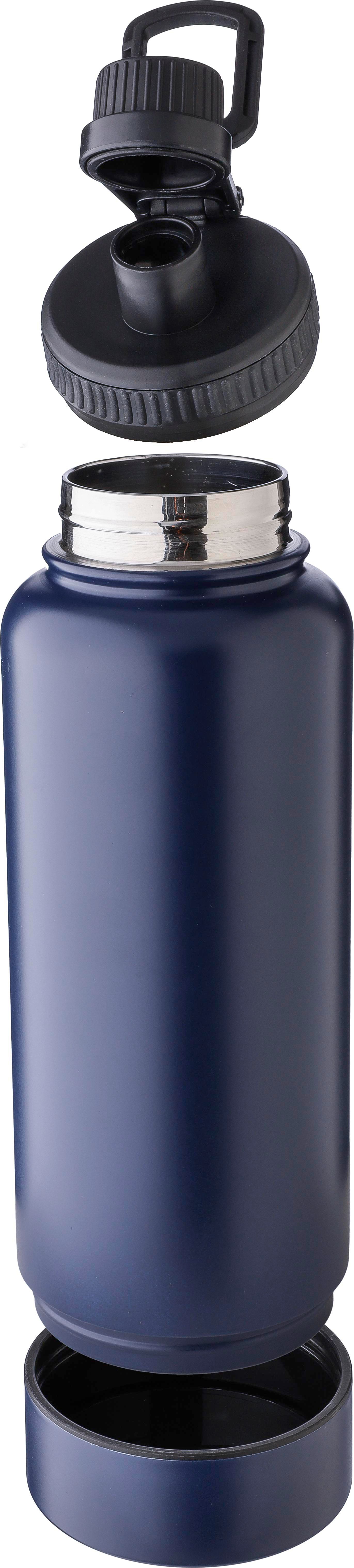 Edelstahl-Trinkflasche 1000 ml Nathaniel, doppelwandig, bedruckbar