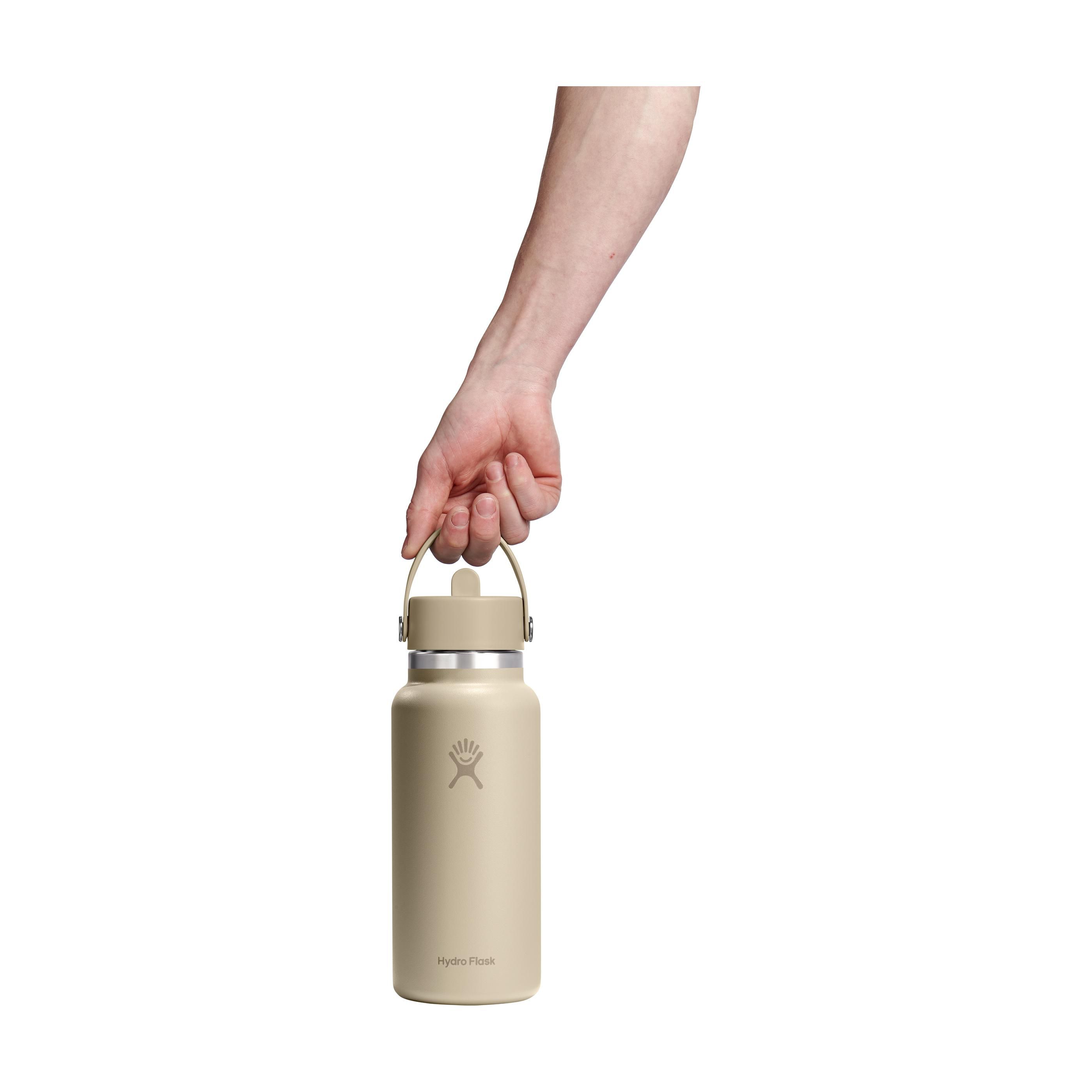 Hydro Flask Wide Mouth Edelstahl-Trinkflasche 946 ml mit Strohhalm