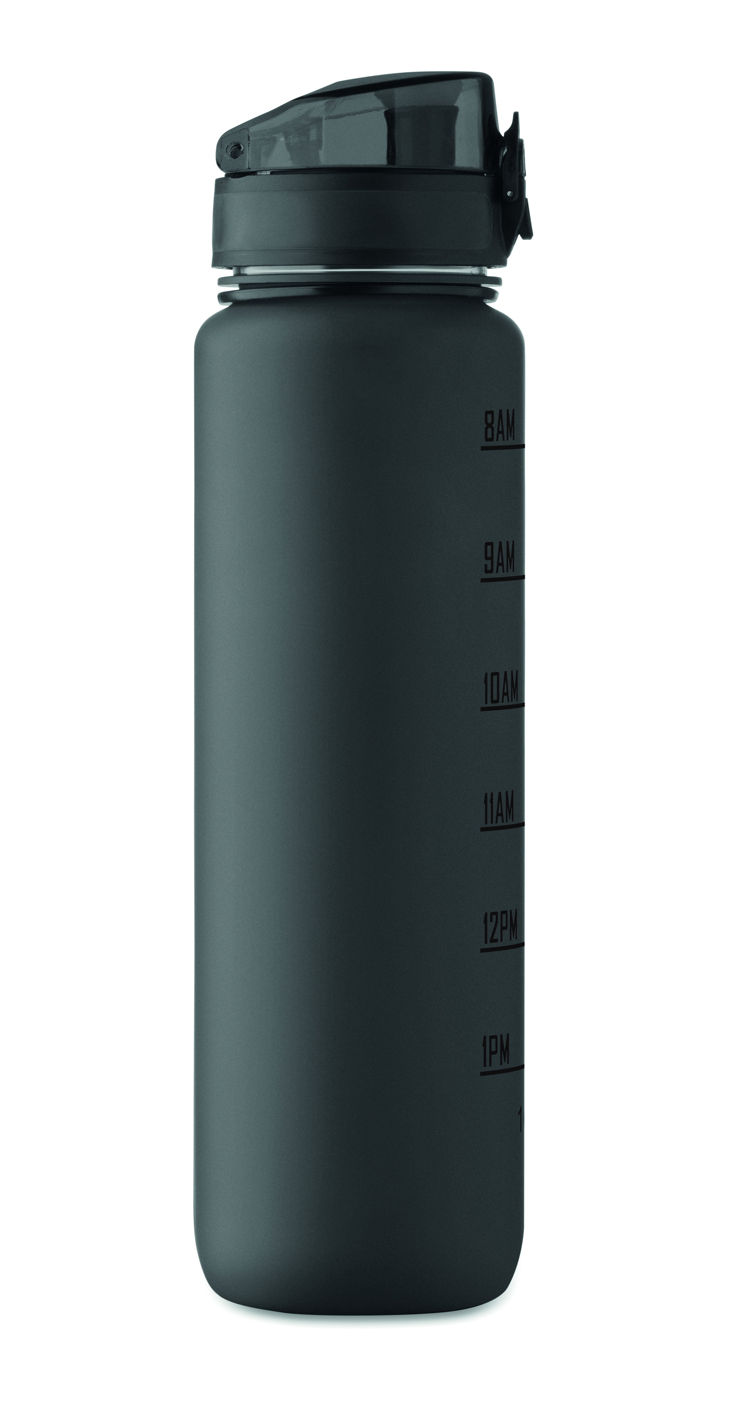 Sport-Trinkflasche RPET 1L ISFORDEN MARK – bedruckbar, mit Trageriemen