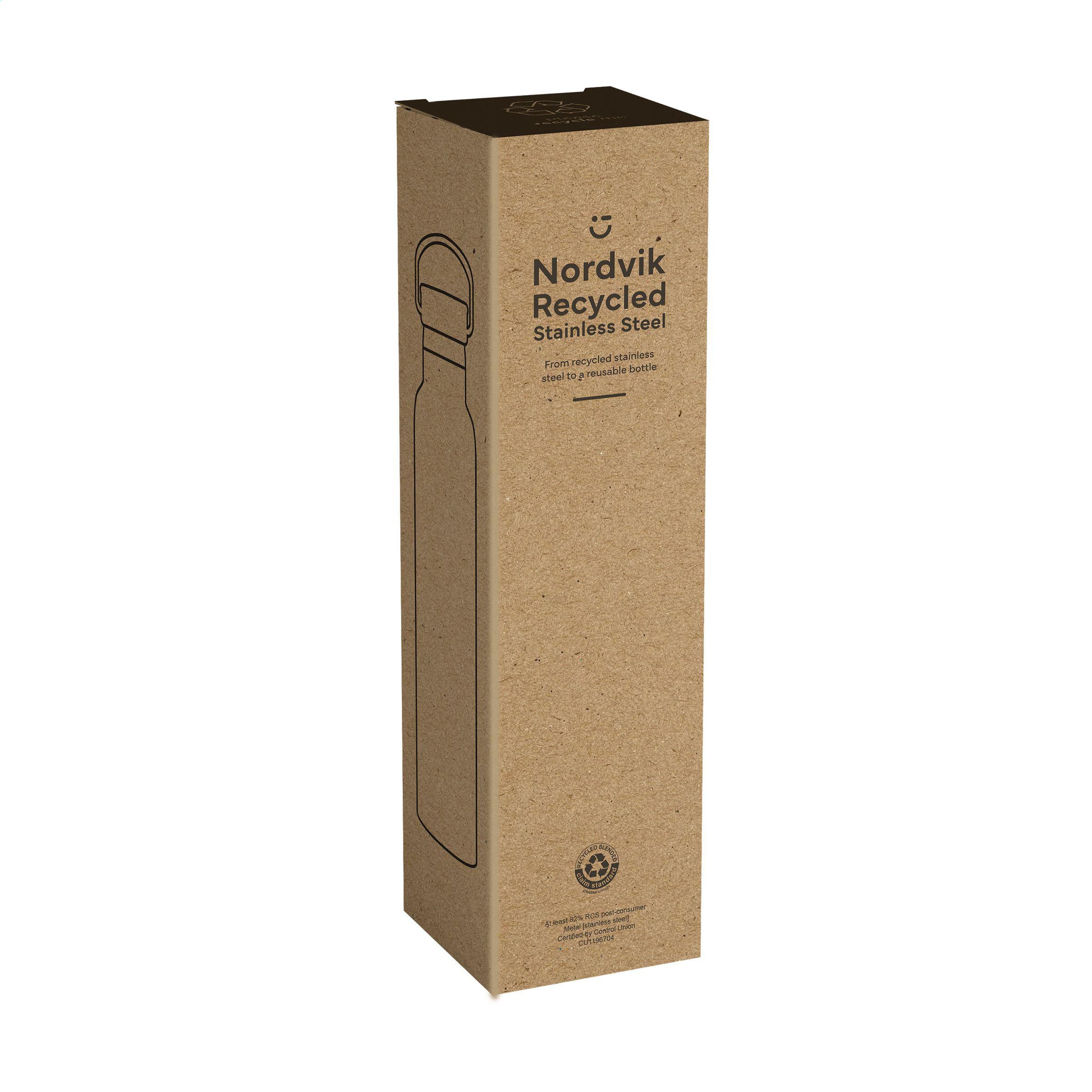 Nordvik Thermoflasche 750 ml – recycelter Edelstahl, RCS-zertifiziert