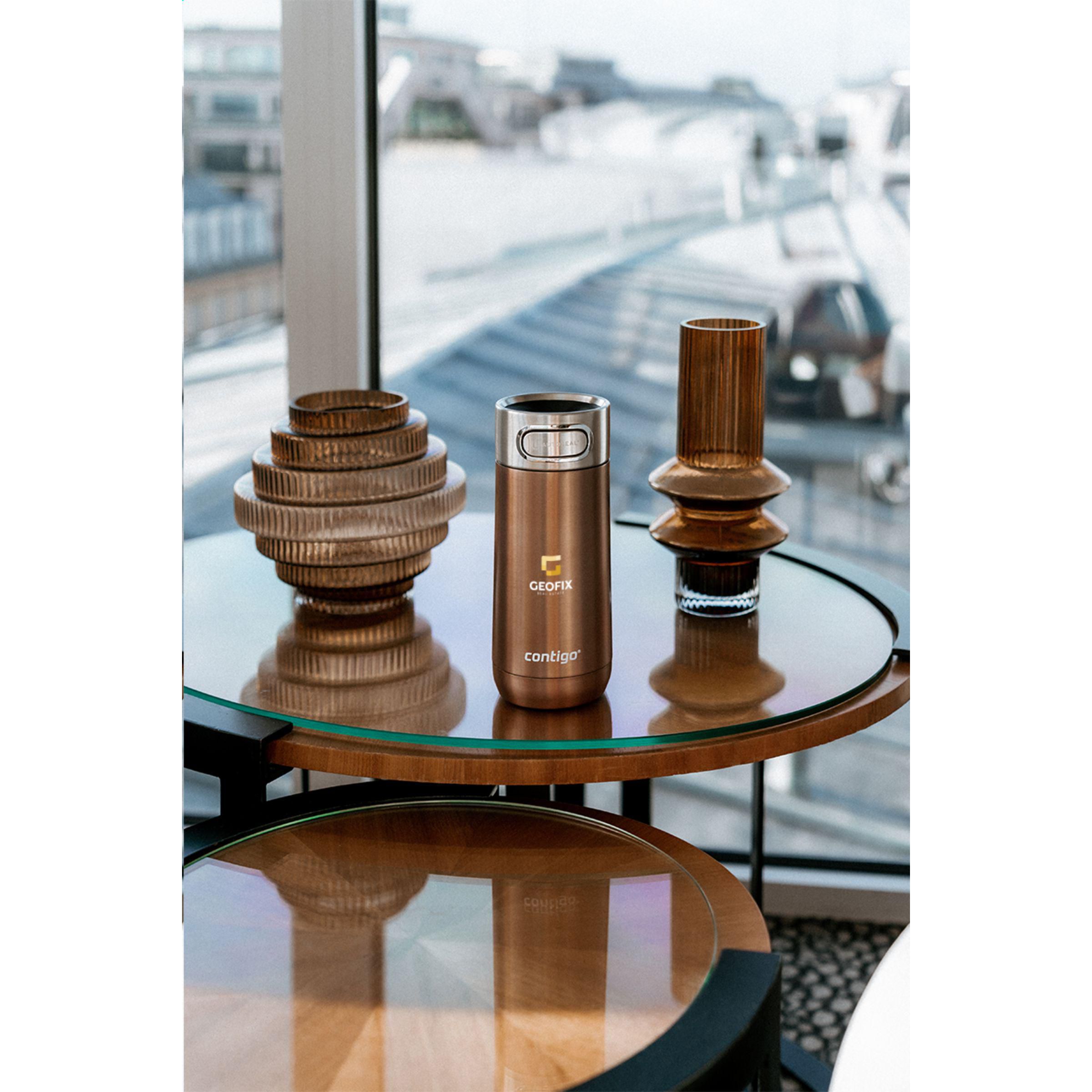Contigo® Luxe AUTOSEAL® Thermobecher 360 ml, Edelstahl bedruckbar
