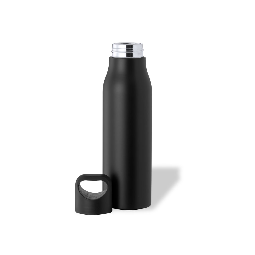 Edelstahl-Trinkflasche Tocker 850 ml mit Tragegriff, bedruckbar