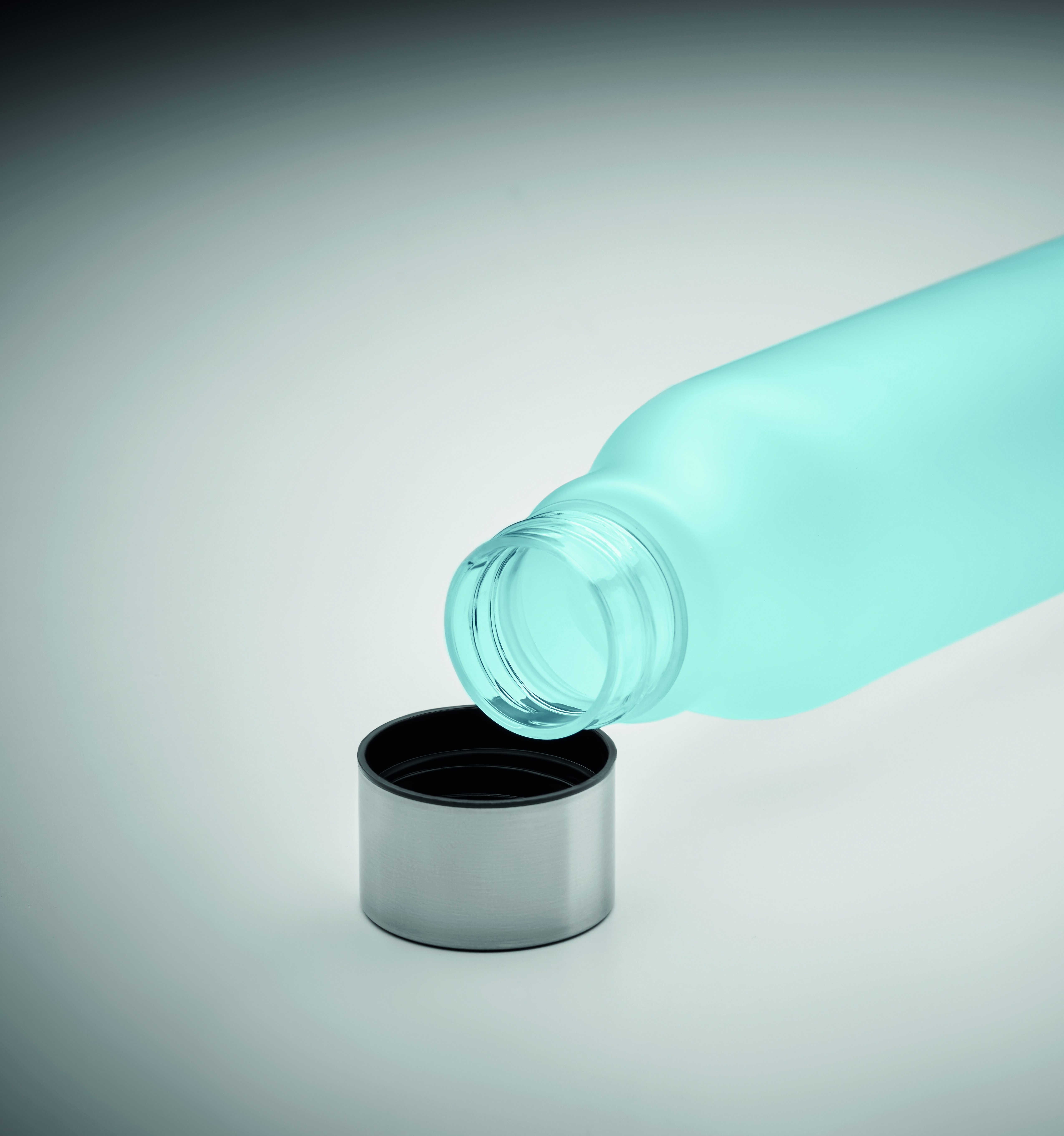 Trinkflasche RPET 600 ml GLACIER – auslaufsicher, BPA-frei, bedruckbar