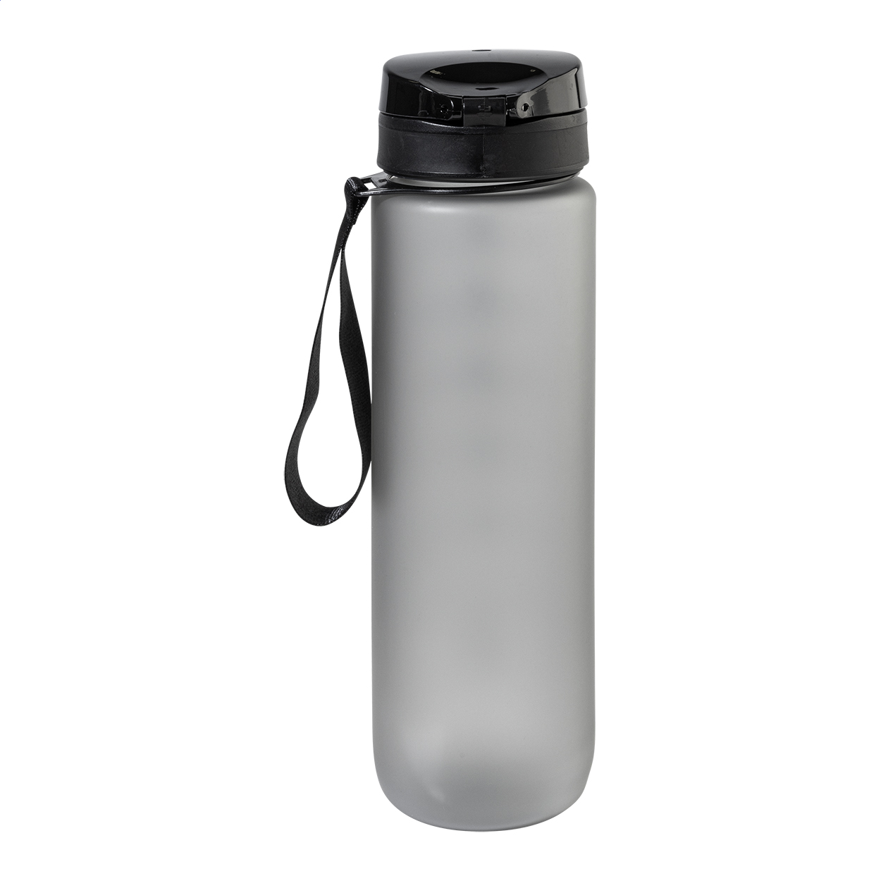 RPET Trinkflasche 1000 ml mit Motivationsanzeige & Flip-Top, bedruckbar