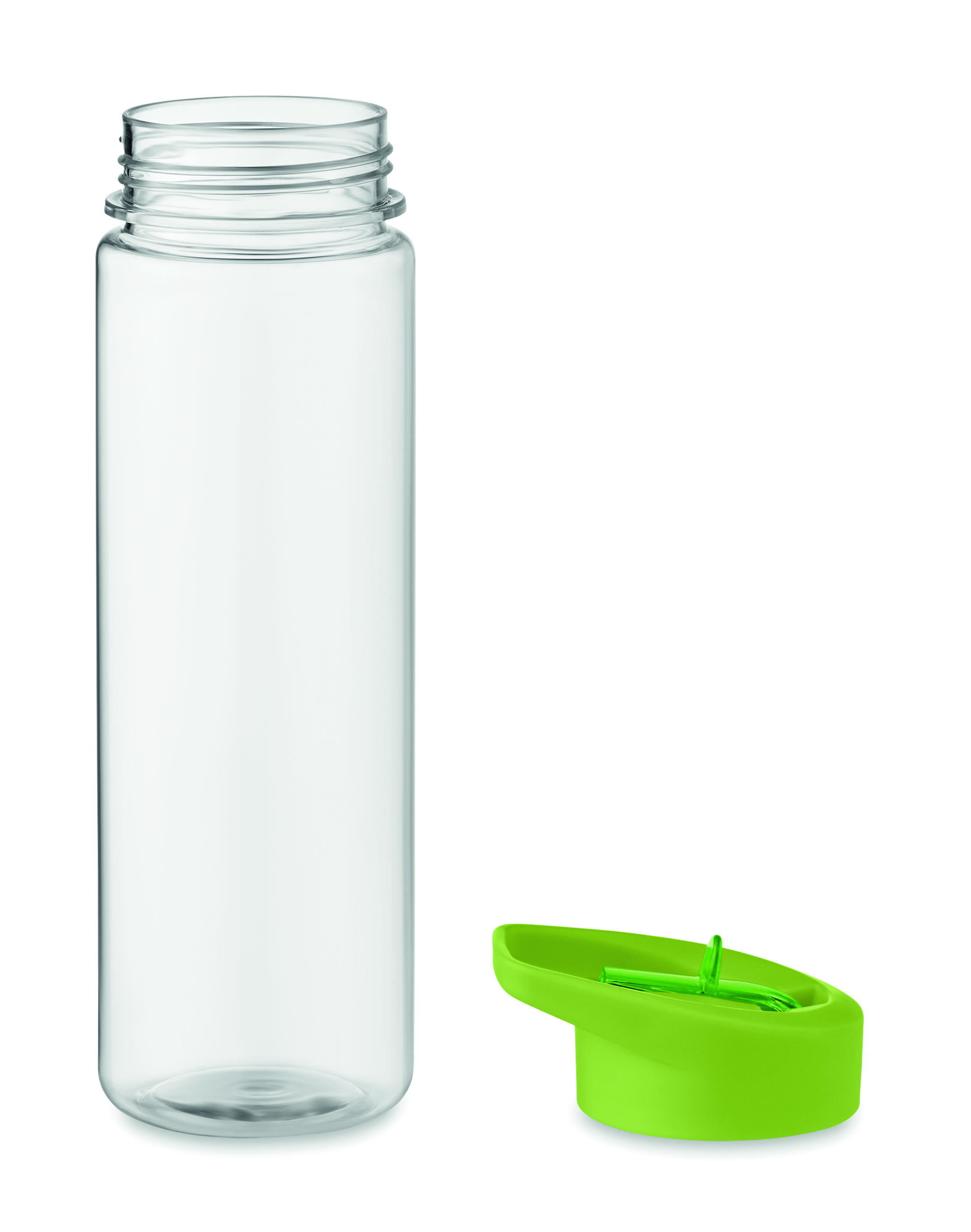Trinkflasche RPET 650 ml ALABAMA mit Trinkhalm – bedruckbar