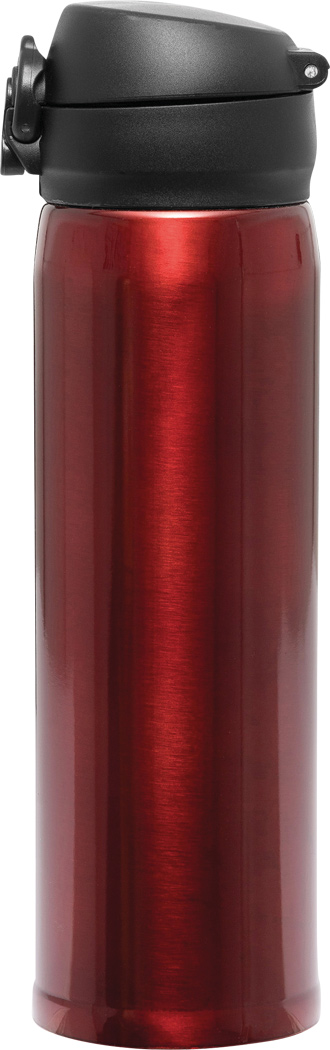Vakuum-Trinkflasche OOLONG, Edelstahl doppelwandig 400 ml, bedruckbar