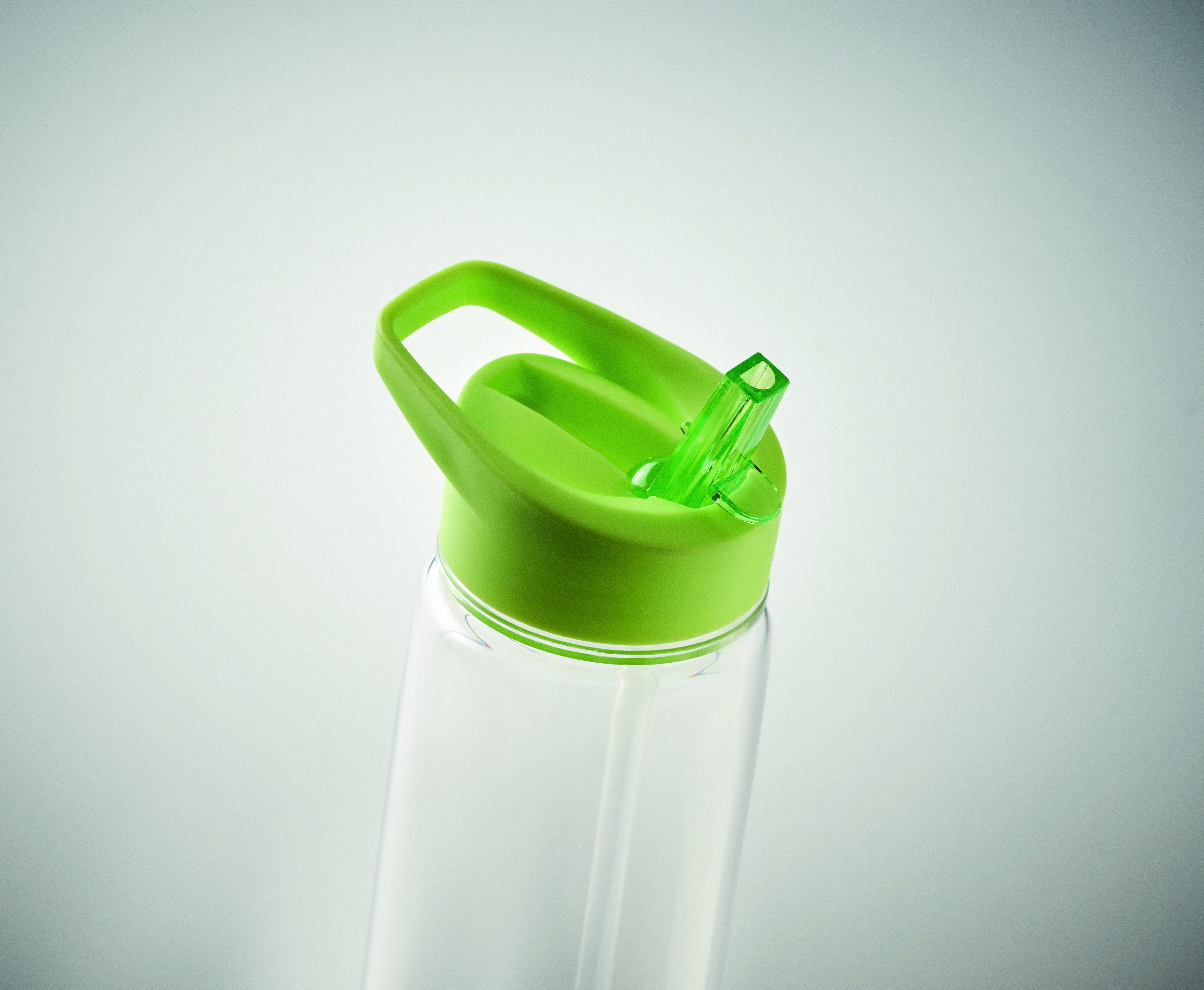 Trinkflasche RPET 650 ml ALABAMA mit Trinkhalm – bedruckbar