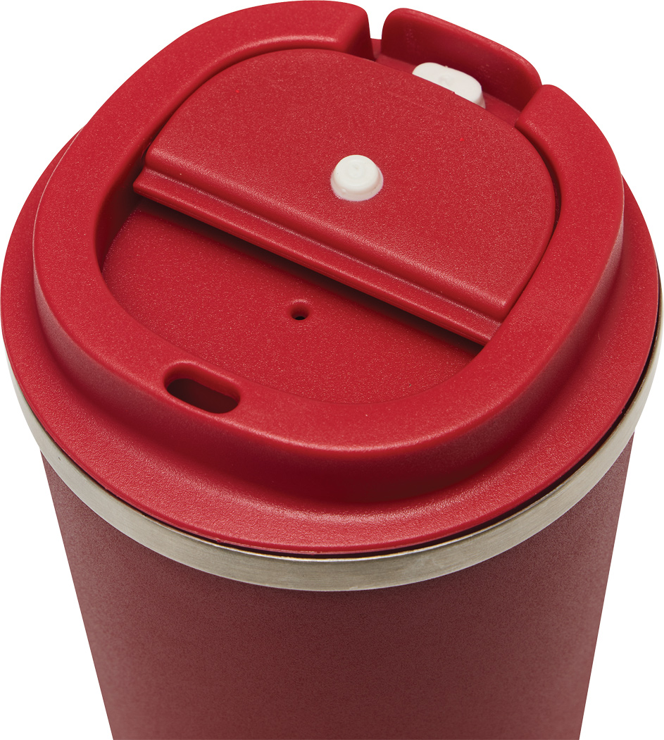 Vakuum-Isolierbecher VELOMUG 350 ml Edelstahl, doppelwandig, bedruckbar