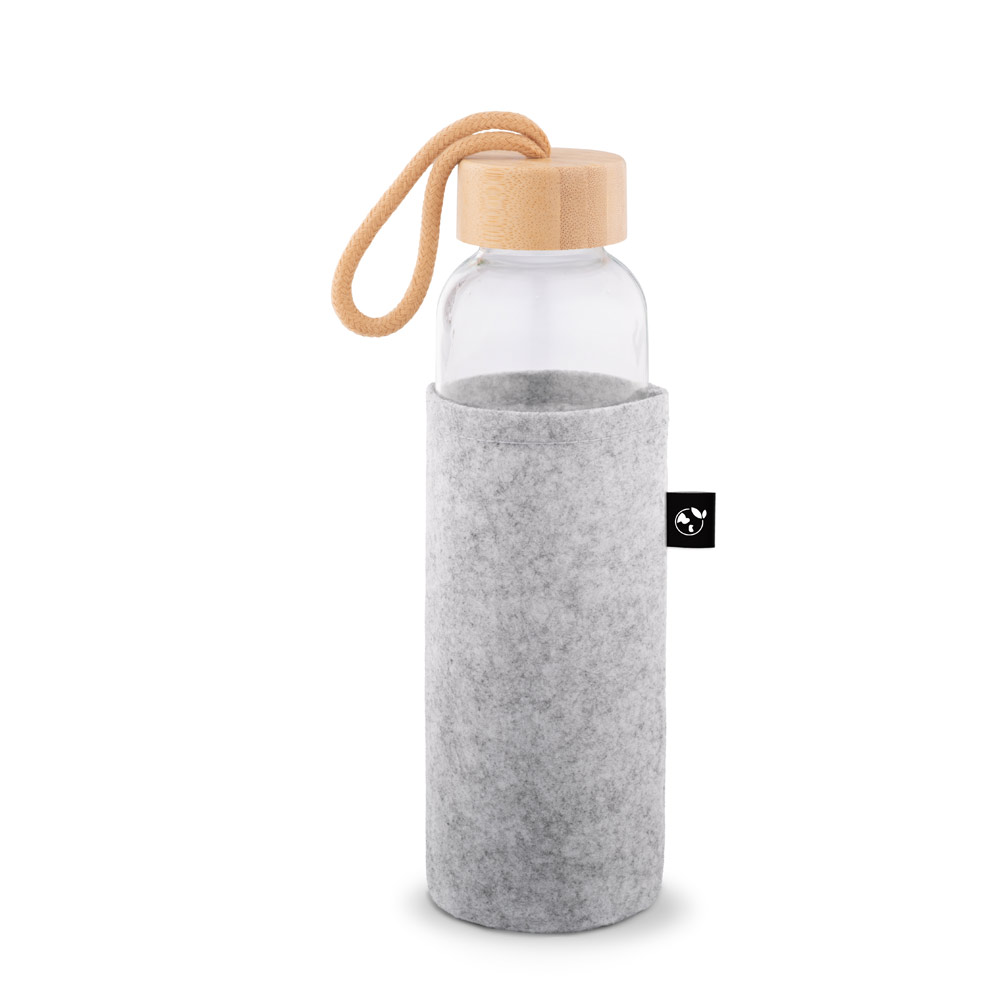 Flaschenhülle aus recyceltem Filz (100% rPET) – Schutzhülle STOREY