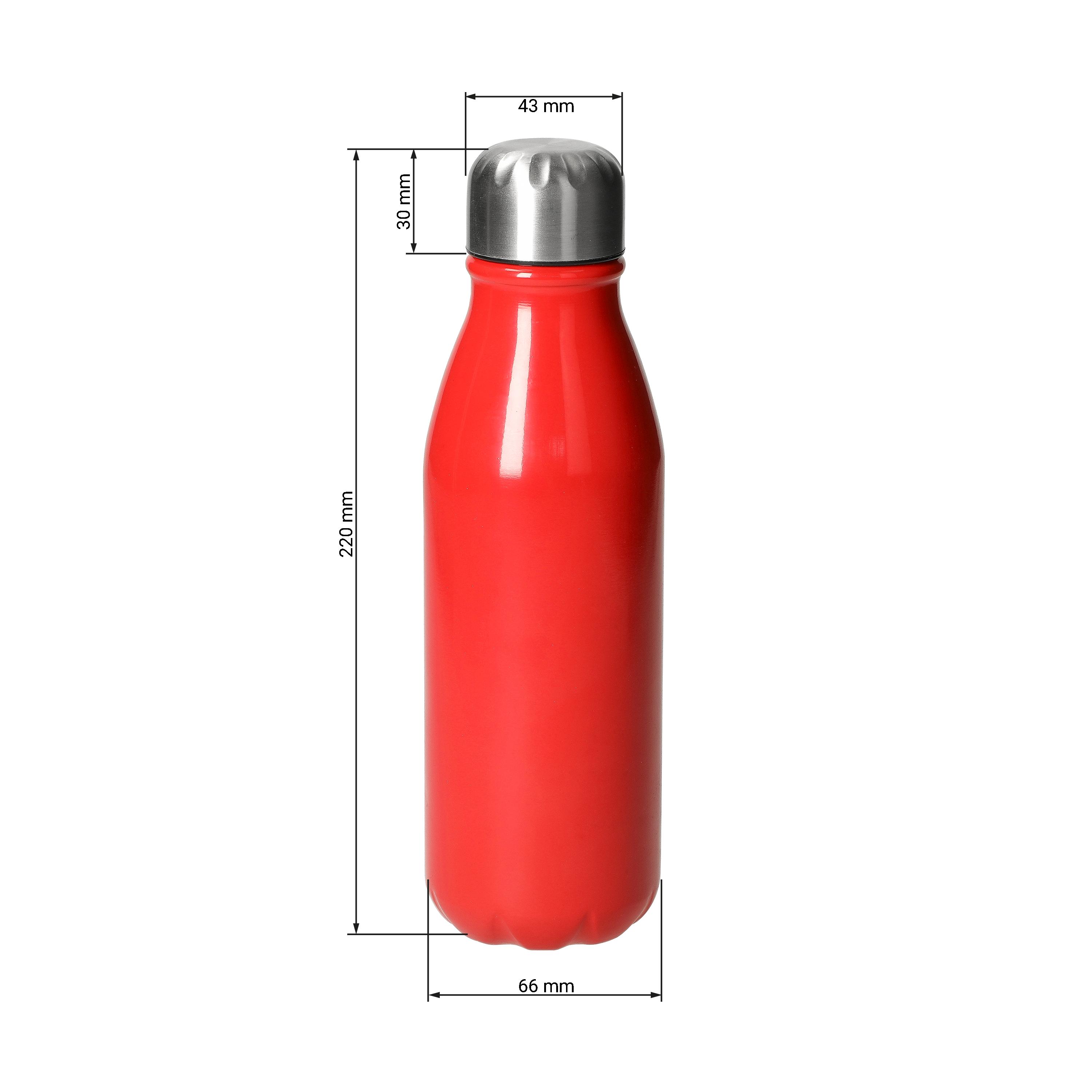 Aluminiumflasche "Colare" 0,5 l - bedruckbare Werbeflasche, auslaufsicher