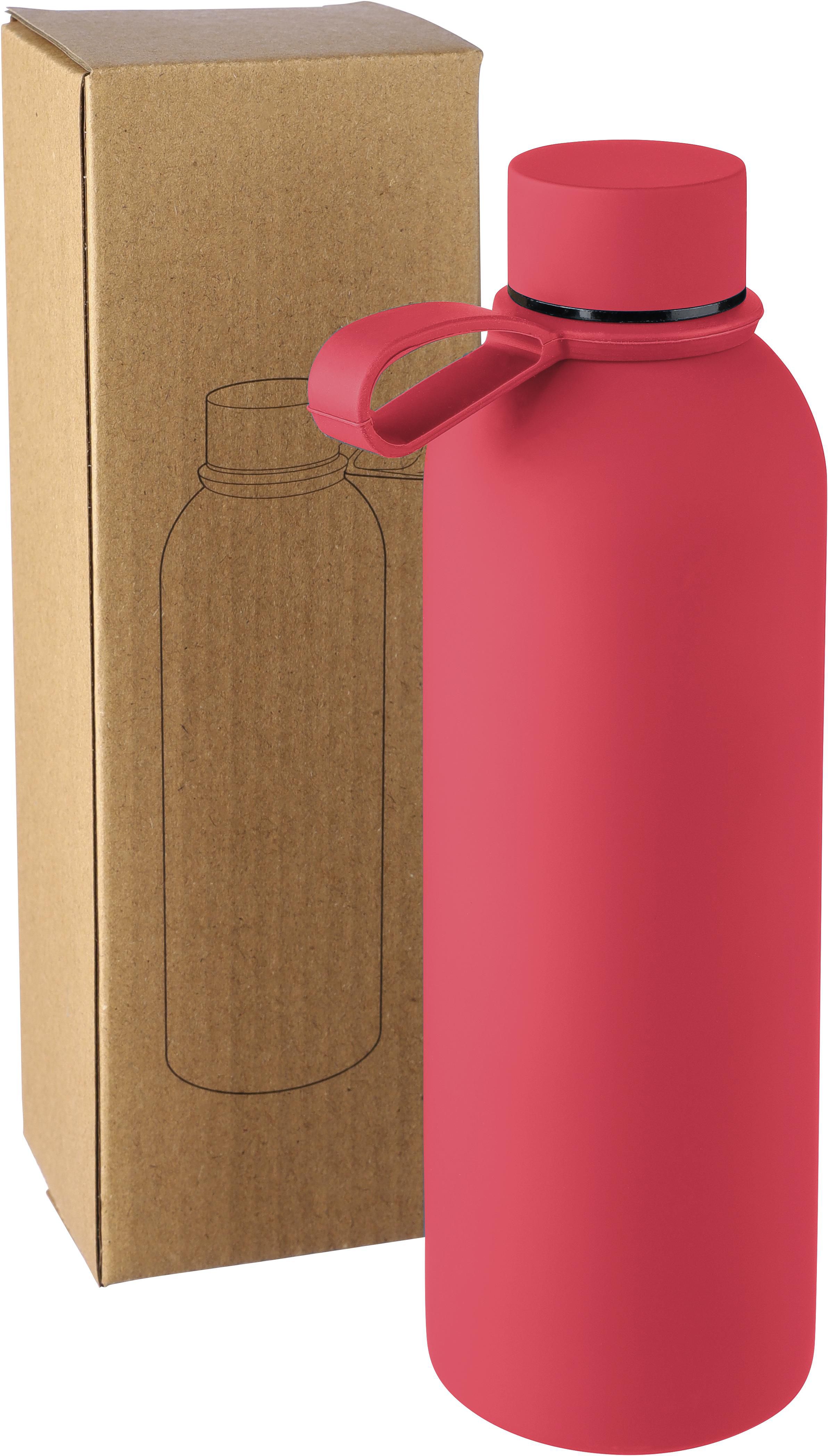 Edelstahl-Trinkflasche Sena 500 ml – doppelwandig, recycelt, bedruckbar