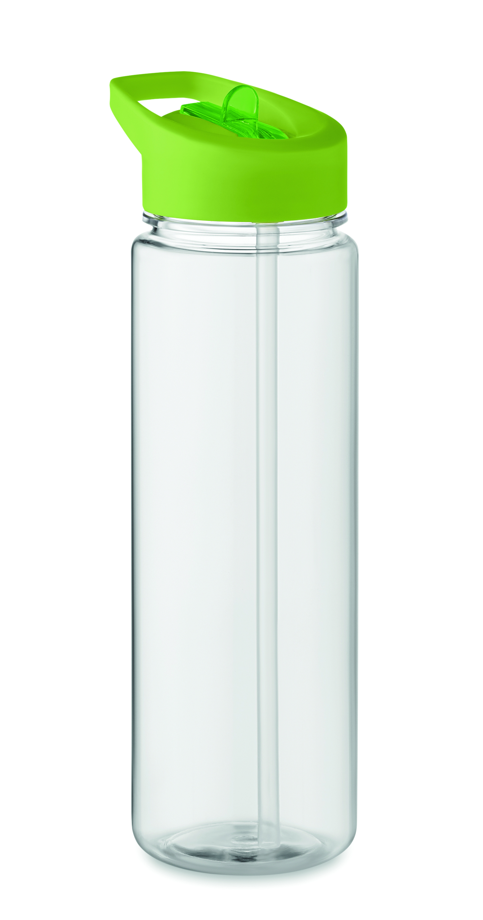 Trinkflasche RPET 650 ml ALABAMA mit Trinkhalm – bedruckbar