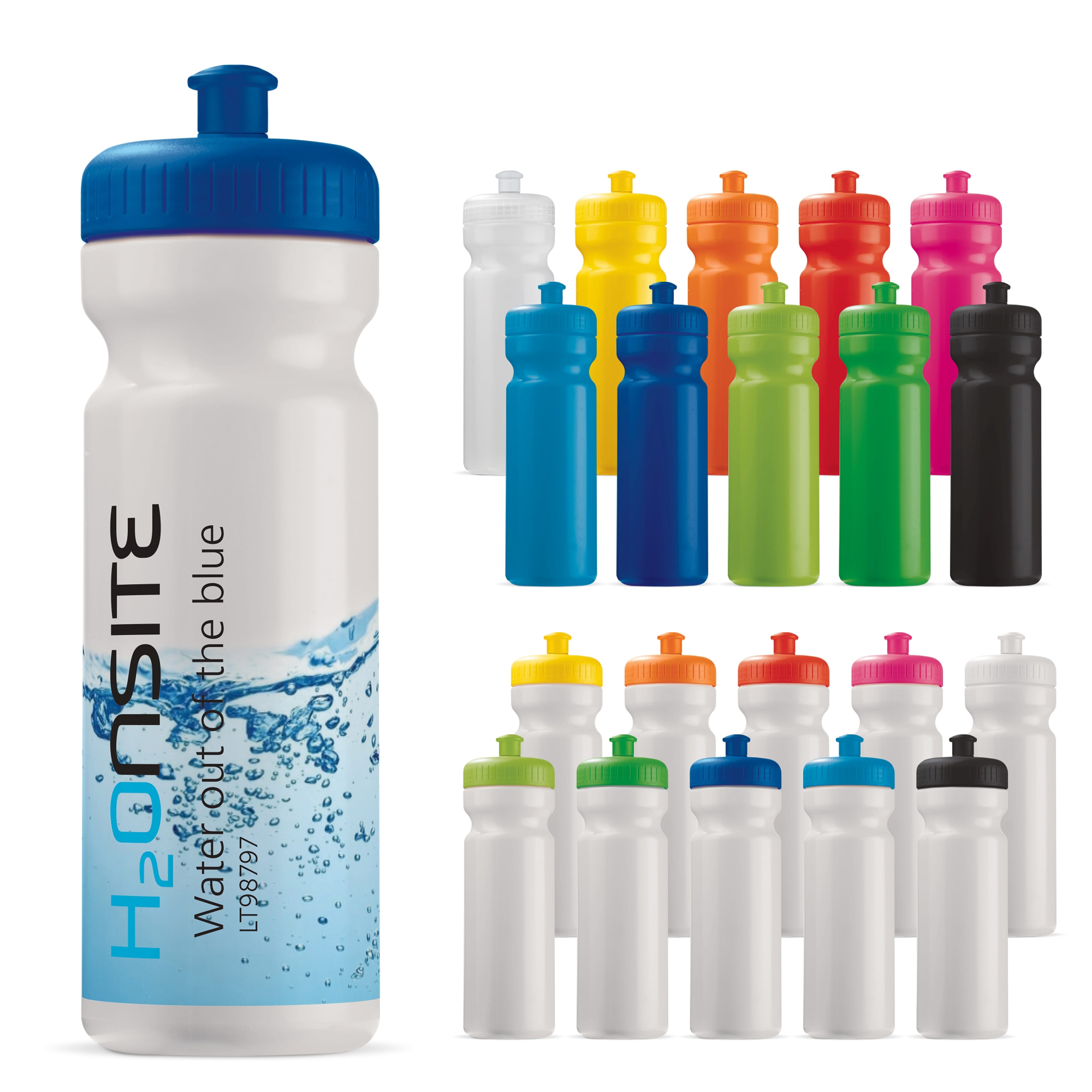 Sportflasche classic 750ml – BPA-frei, rundum bedruckbar als Werbeartikel