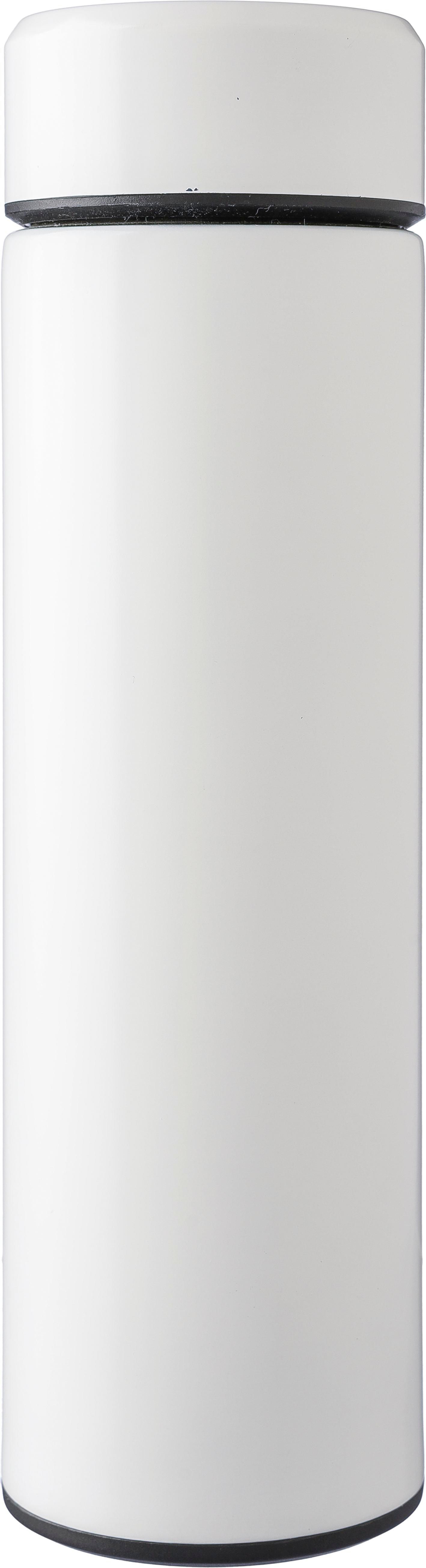 Edelstahlflasche 425 ml Mary – doppelwandig mit Teesieb, bedruckbar