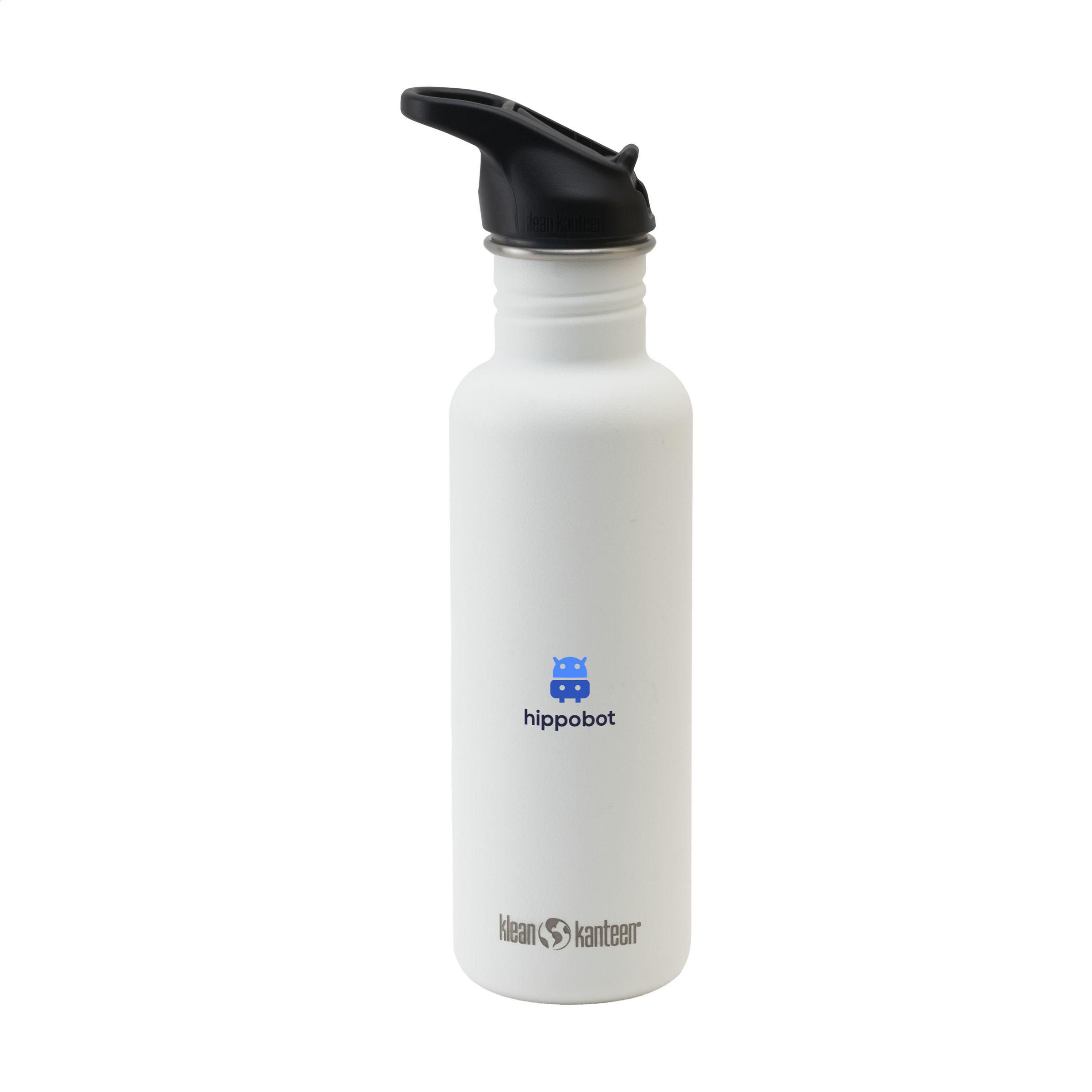 Klean Kanteen Classic Edelstahl-Trinkflasche 800 ml mit Sport Cap