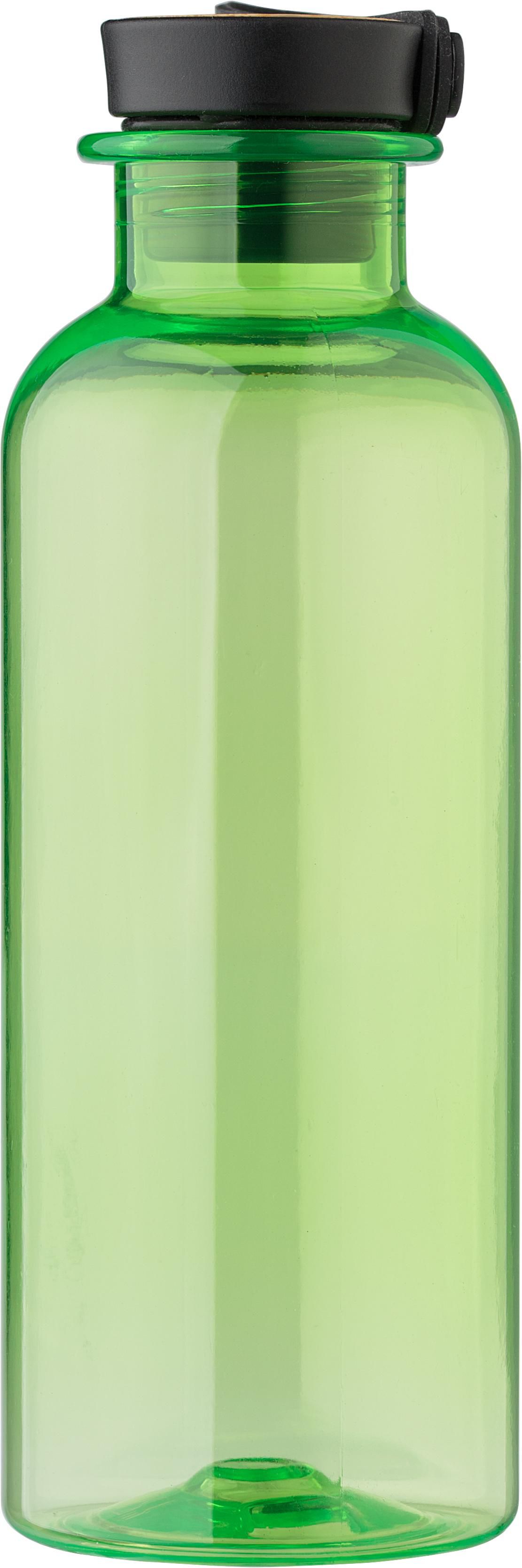 rPET-Trinkflasche 500 ml Laia – mit Bambusdeckel & Silikon-Tragegurt