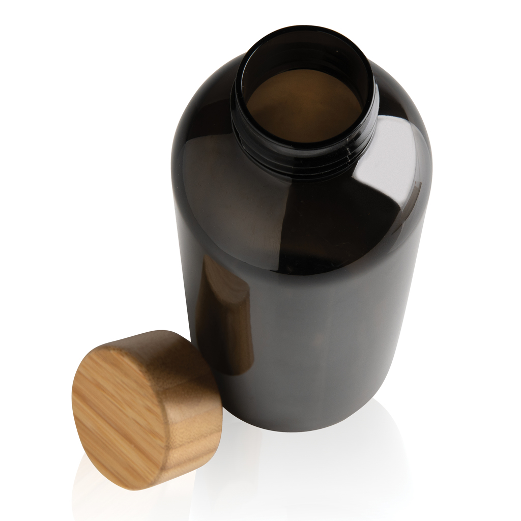 rPET Trinkflasche 660ml mit Bambus-Deckel zum Bedrucken | RCS
