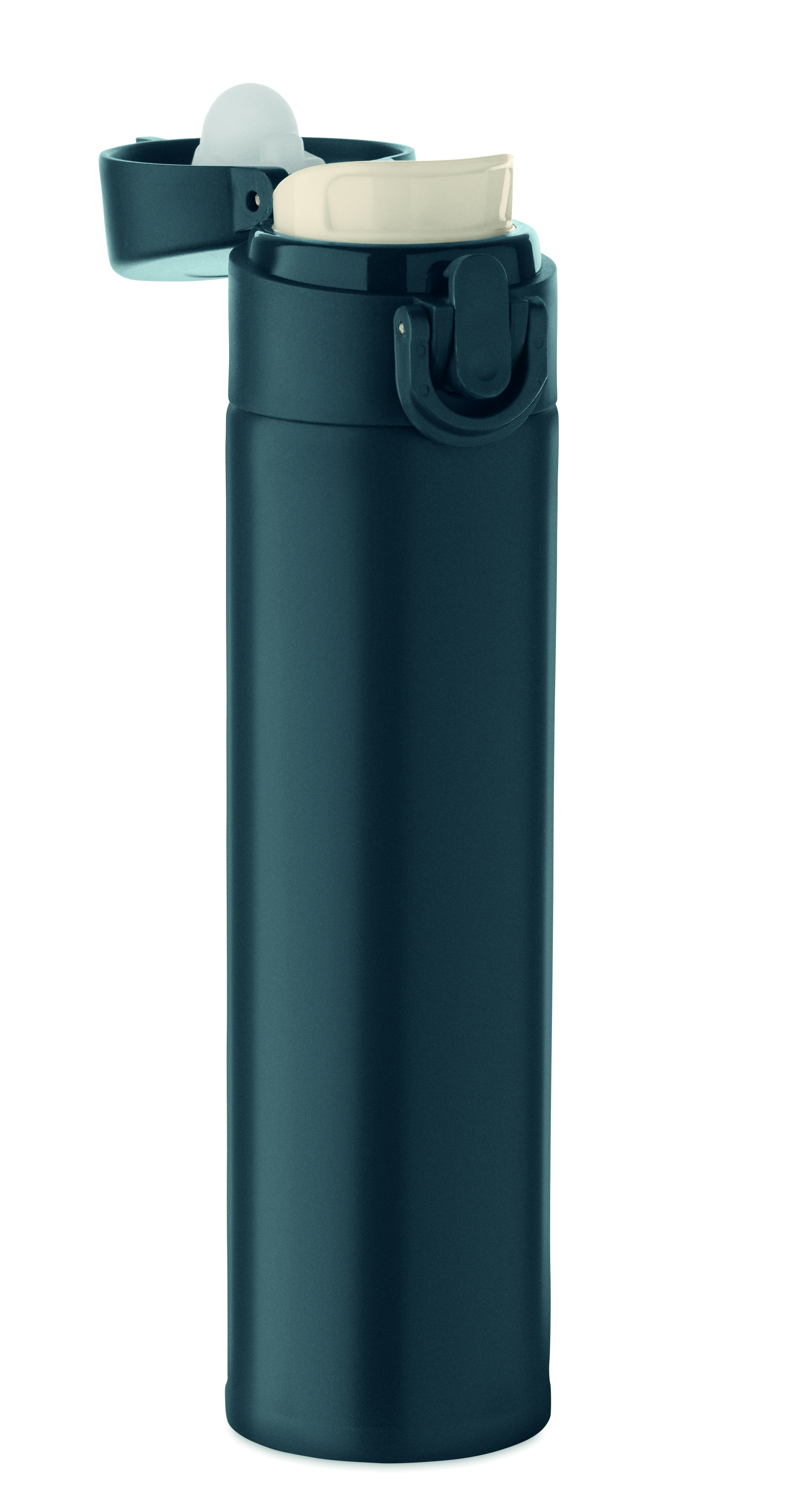 Doppelwandige Trinkflasche 300 ml aus recyceltem Edelstahl, bedruckbar
