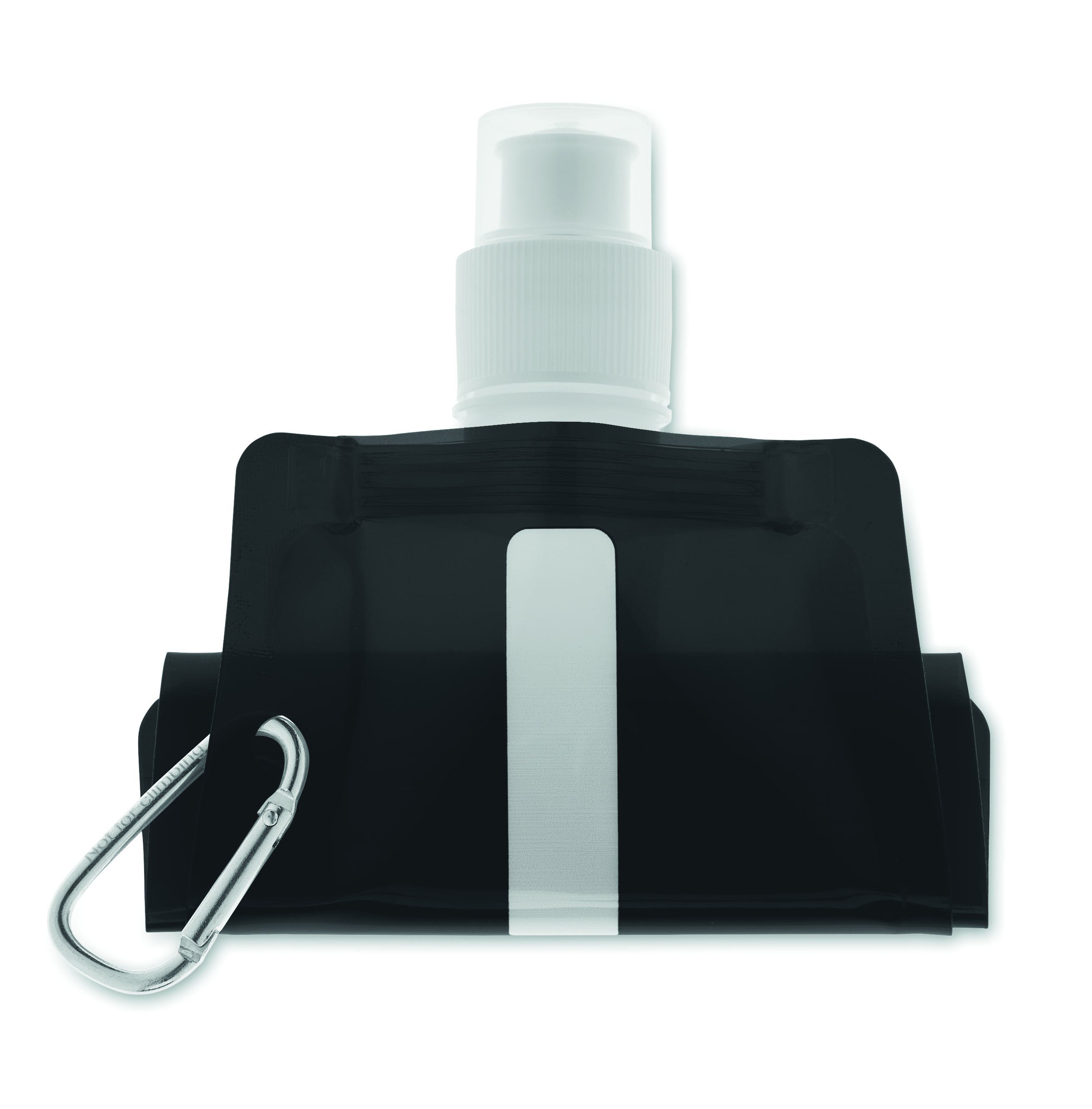 Faltbare Wasserflasche GATES aus PET, 480 ml – bedruckbar