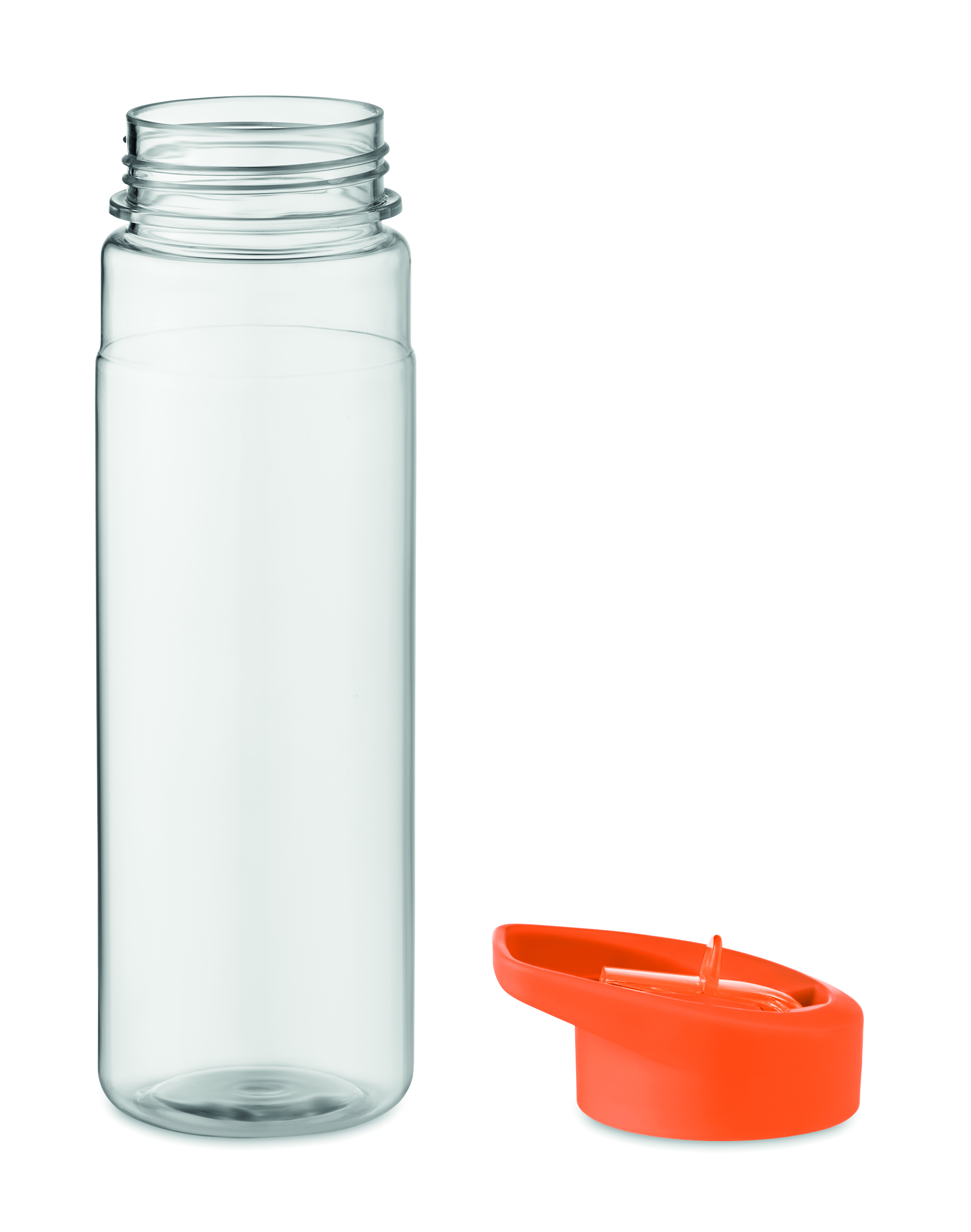 Trinkflasche RPET 650 ml ALABAMA mit Trinkhalm – bedruckbar