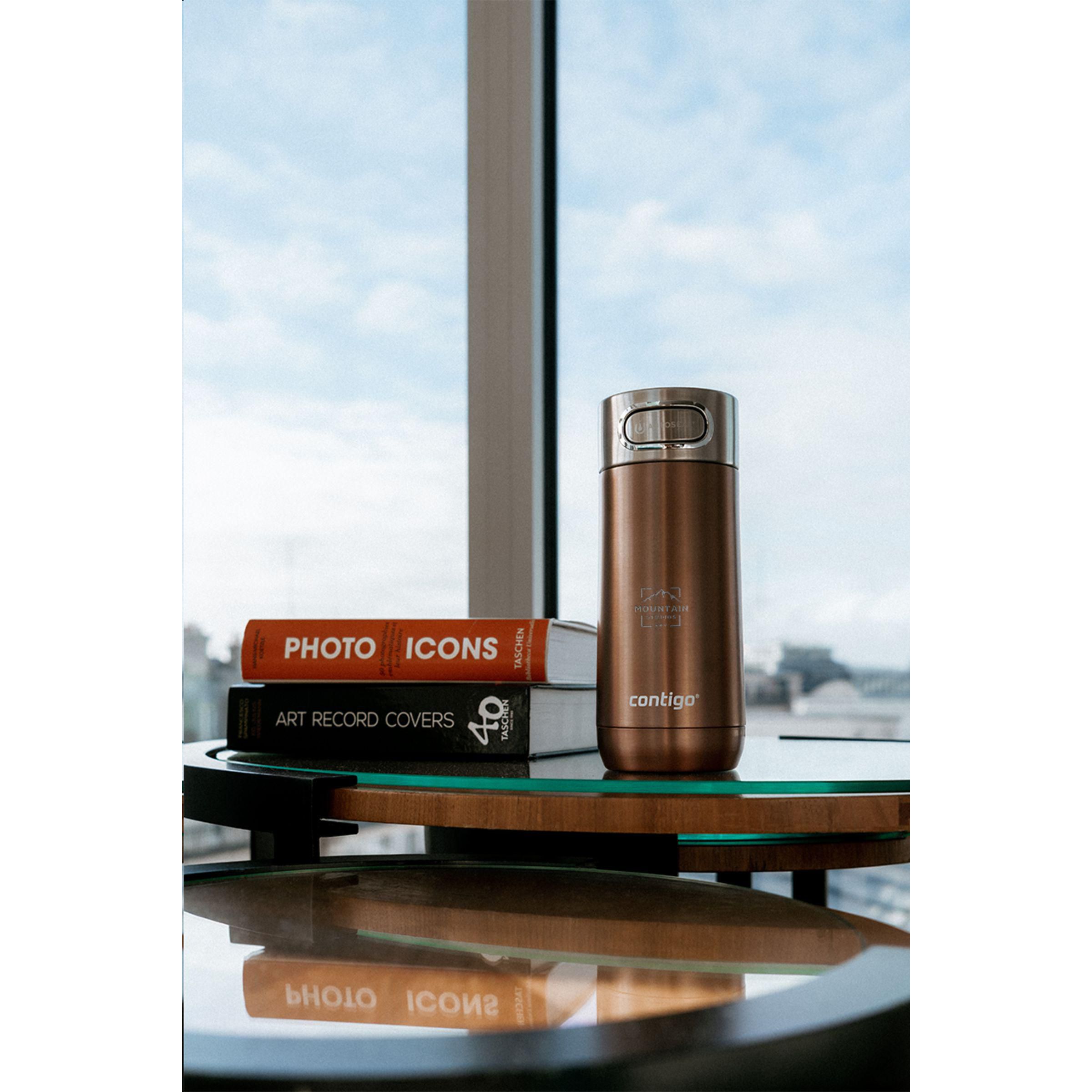 Contigo® Luxe AUTOSEAL® Thermobecher 360 ml, Edelstahl bedruckbar