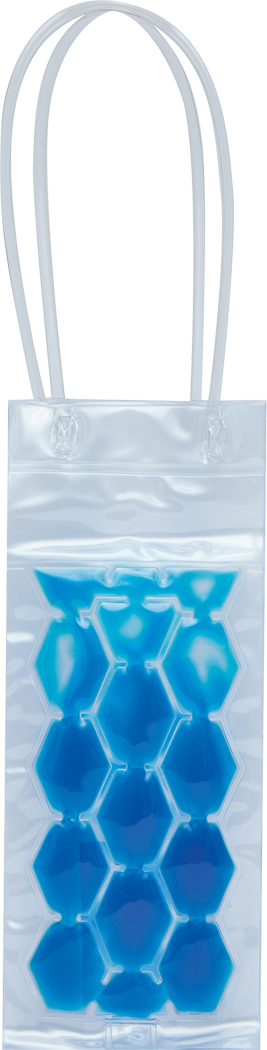 Kühltasche ICE CUBE aus PVC für Flaschen bis 1 L, bedruckbar