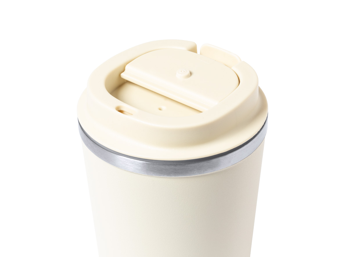 Thermobecher Indicut 350 ml – doppelwandig, Edelstahl, bedruckbar