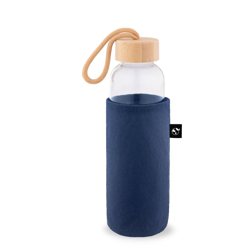 Flaschenhülle aus recyceltem Filz (100% rPET) – Schutzhülle STOREY