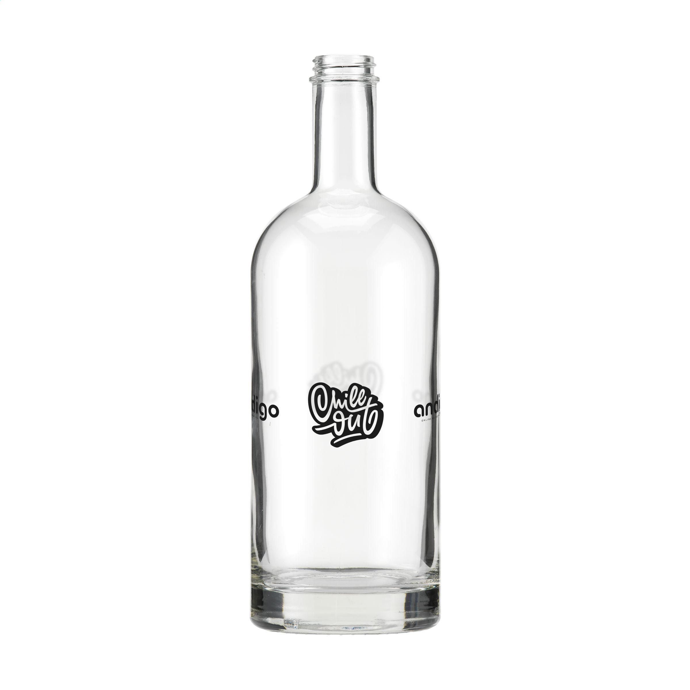 Glasflasche Helsinki 1L mit Schraubverschluss – Werbeflasche bedruckbar