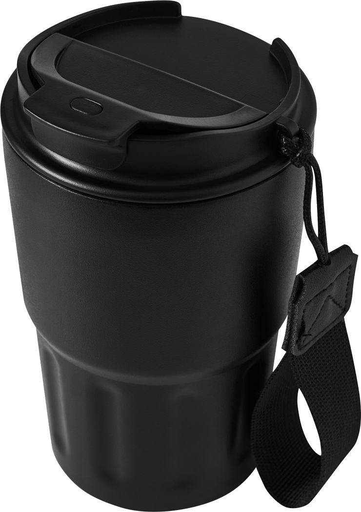 Vakuum-Trinkbecher TRAVEL MUG Edelstahl 400 ml, doppelwandig – bedruckbar