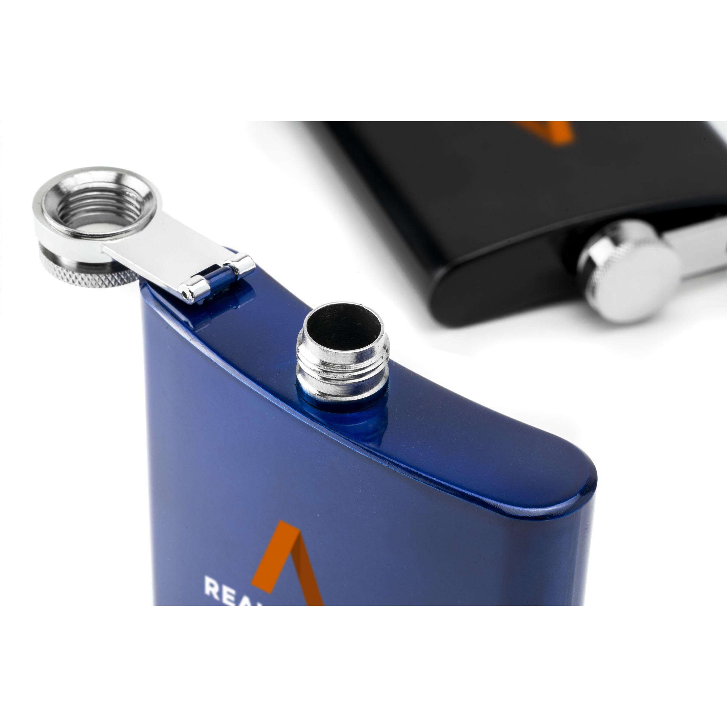 Flachmann HipFlask 200 ml Edelstahl, gebürstet – bedruckbar