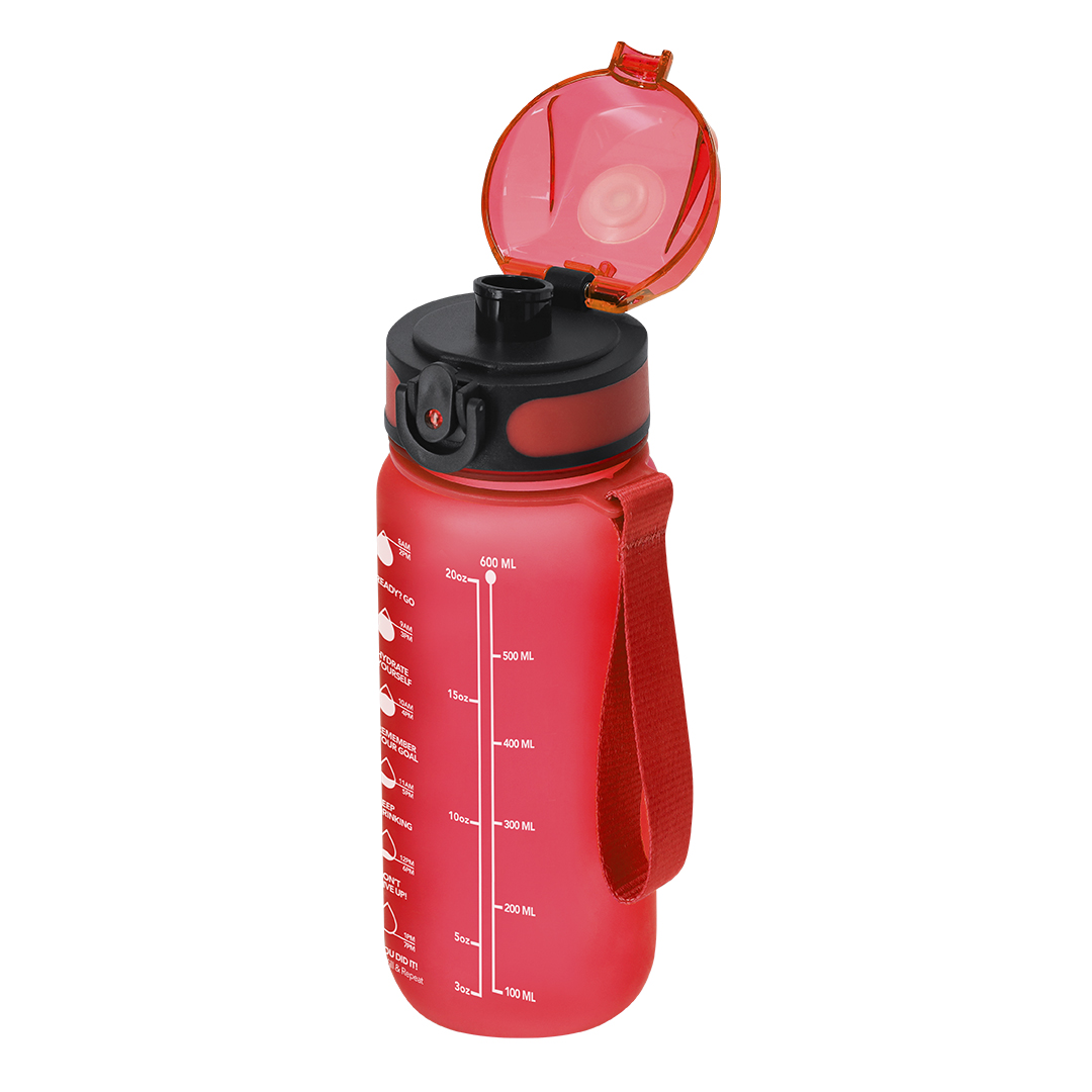 Trinkflasche Dalbin 750 ml aus RPET mit Federdeckel, BPA-frei
