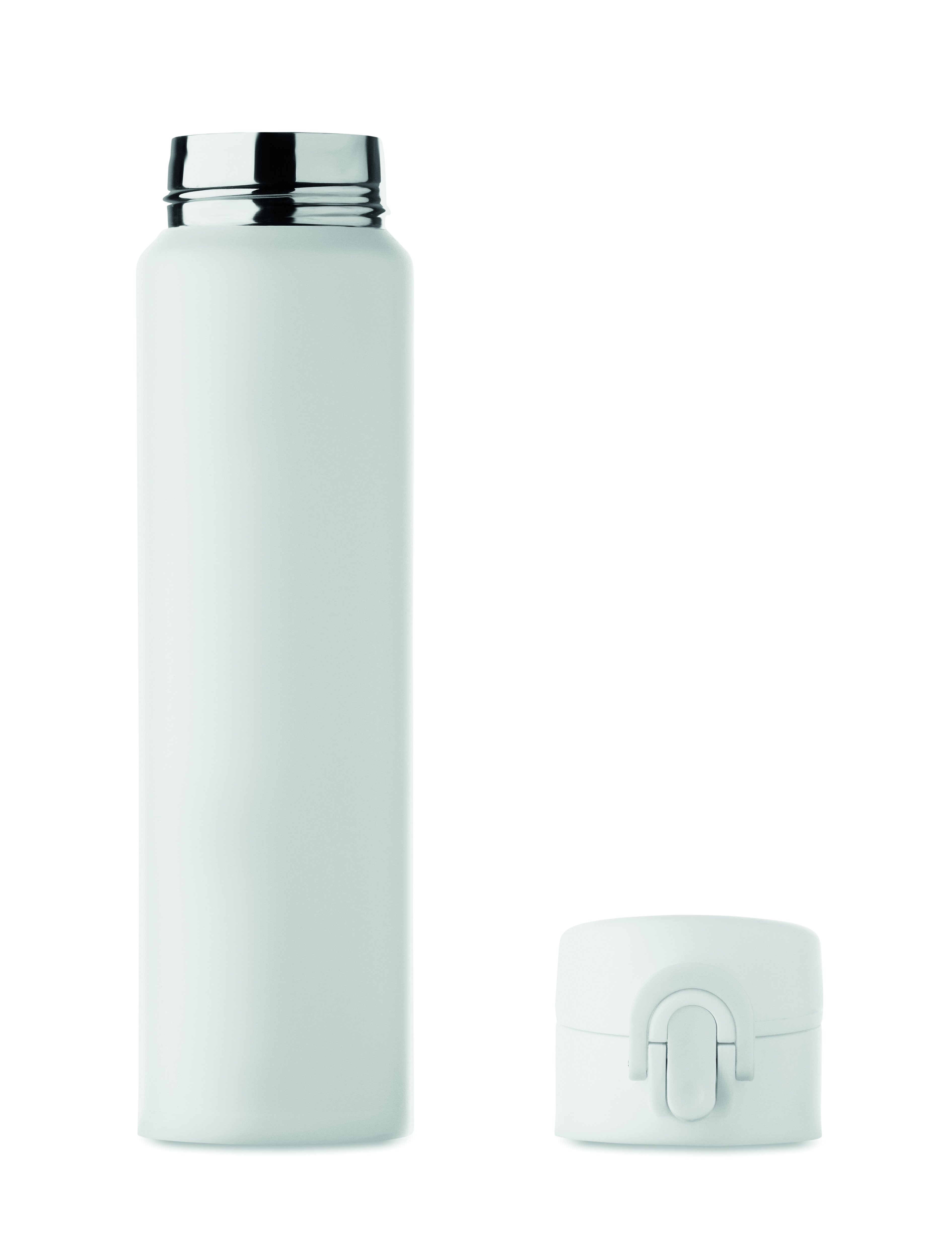 Doppelwandige Trinkflasche 300 ml aus recyceltem Edelstahl, bedruckbar