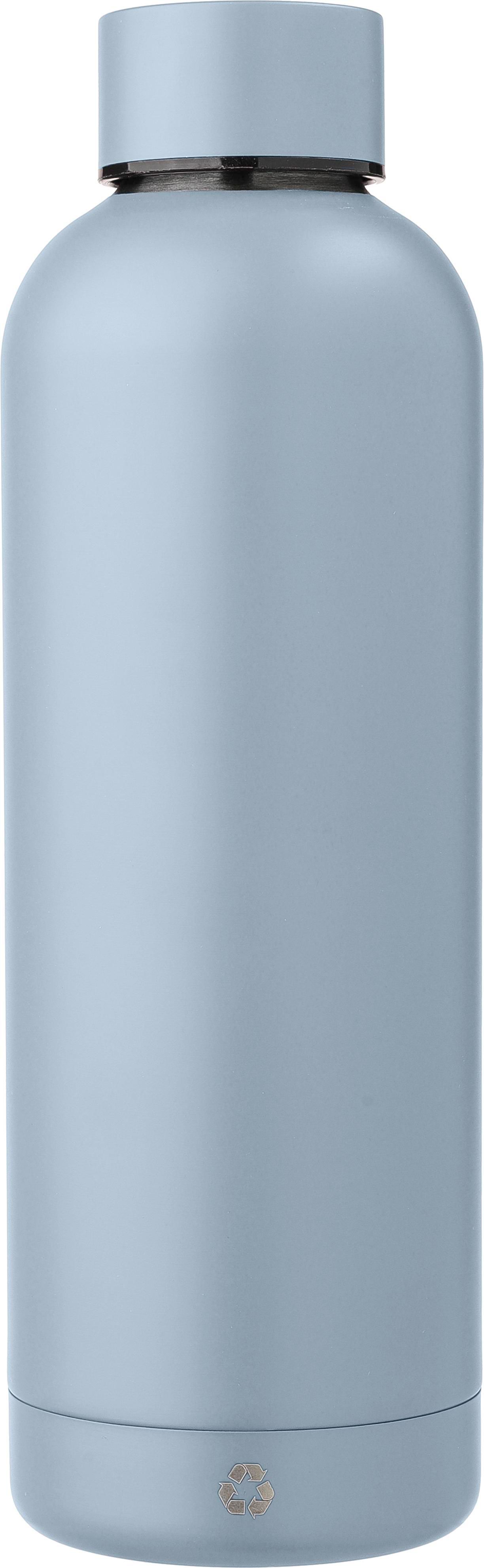 Edelstahl-Trinkflasche recycelt, 500 ml, doppelwandig, bedruckbar