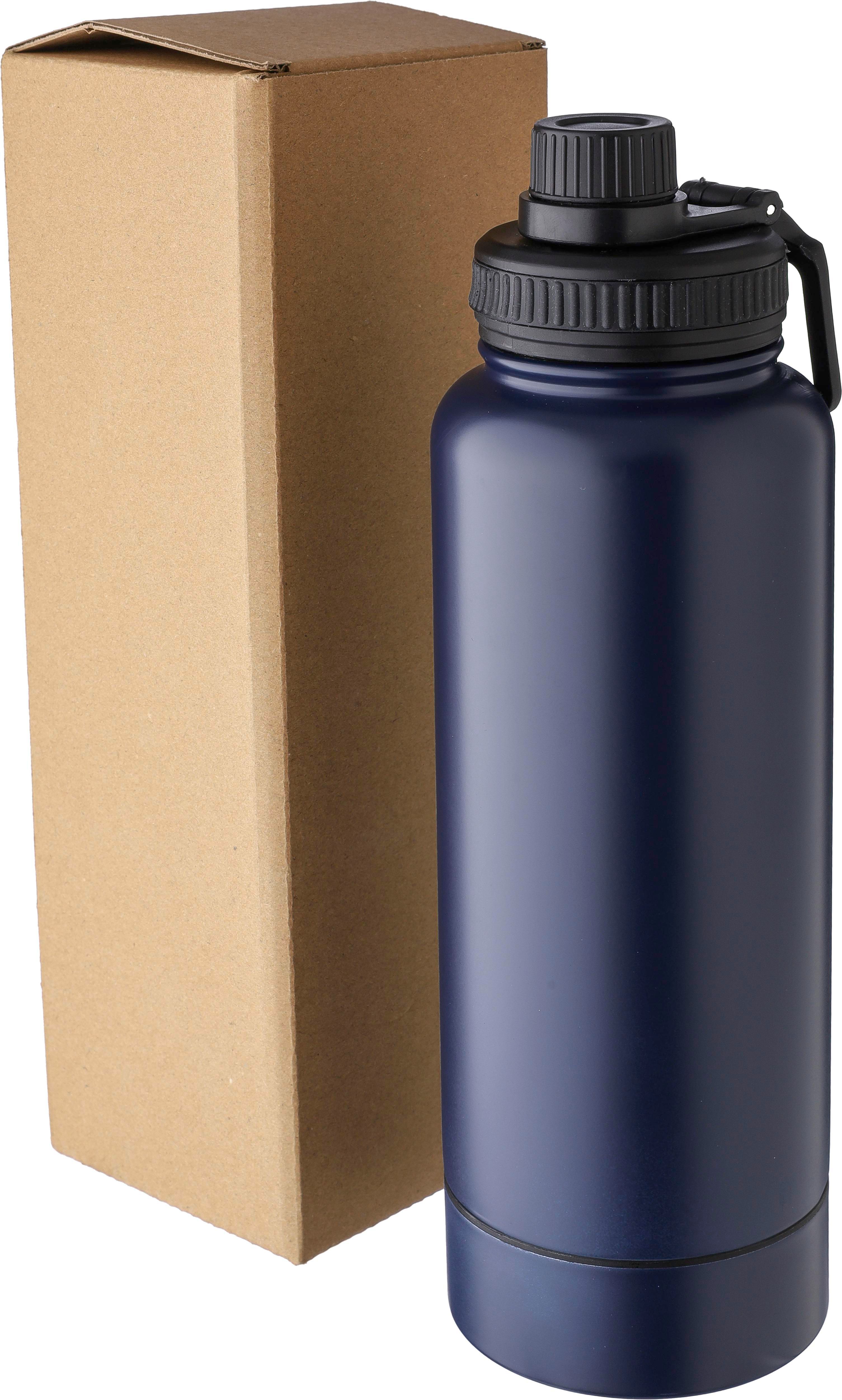 Edelstahl-Trinkflasche 1000 ml Nathaniel, doppelwandig, bedruckbar