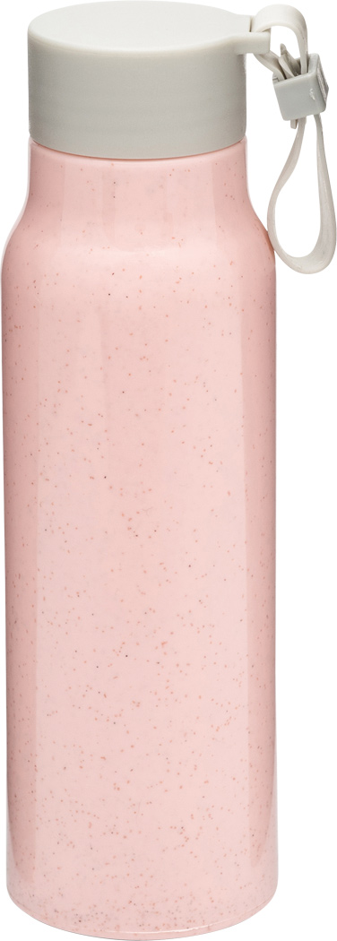 Glas-Trinkflasche ECO DRINK 300 ml mit Kunststoff-Ummantelung
