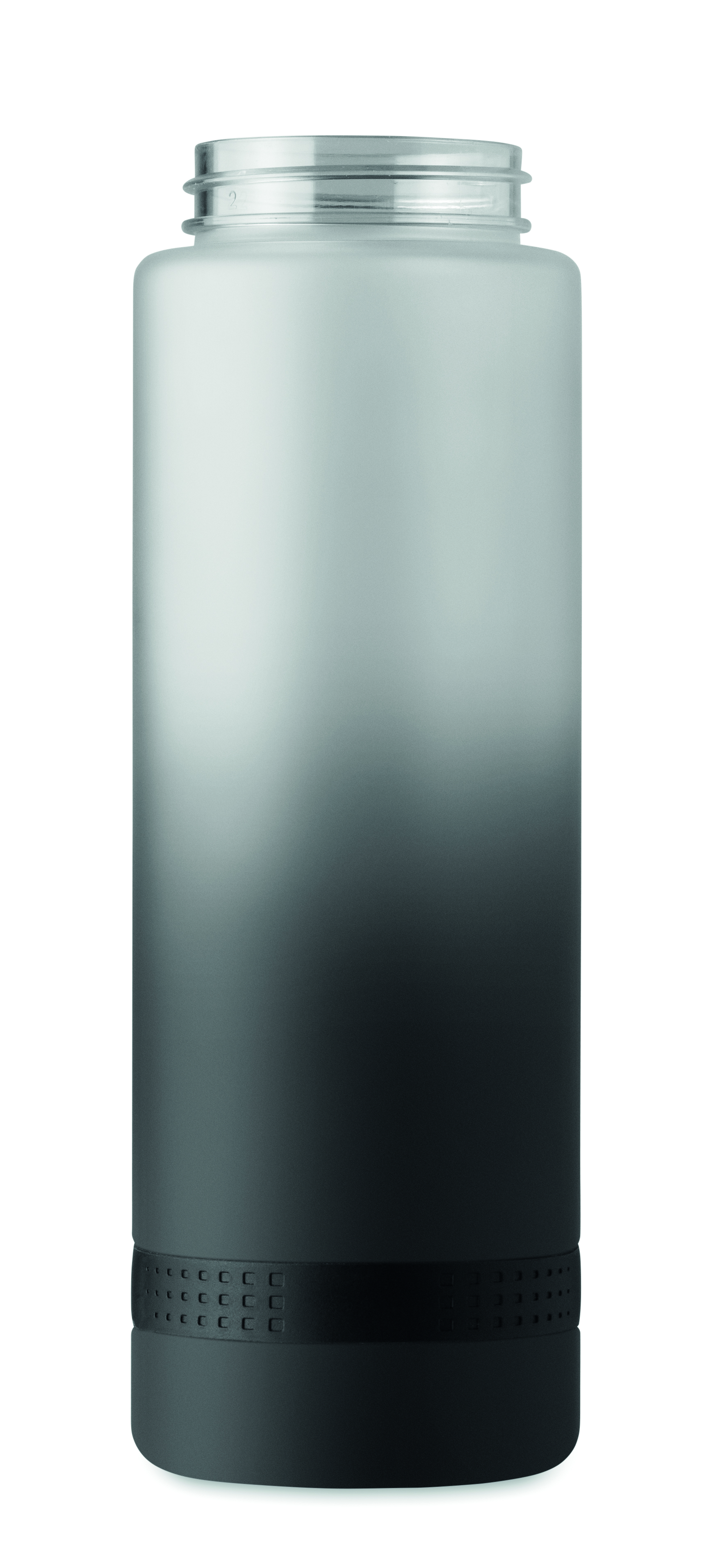 Sport-Trinkflasche RPET 1L LEVEL mit Zeitmarkierung & Flip-Top