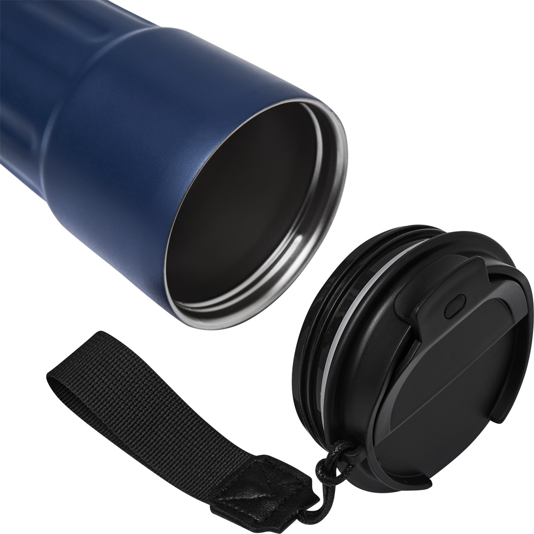 Vakuum-Trinkbecher TRAVEL MUG Edelstahl 400 ml, doppelwandig – bedruckbar