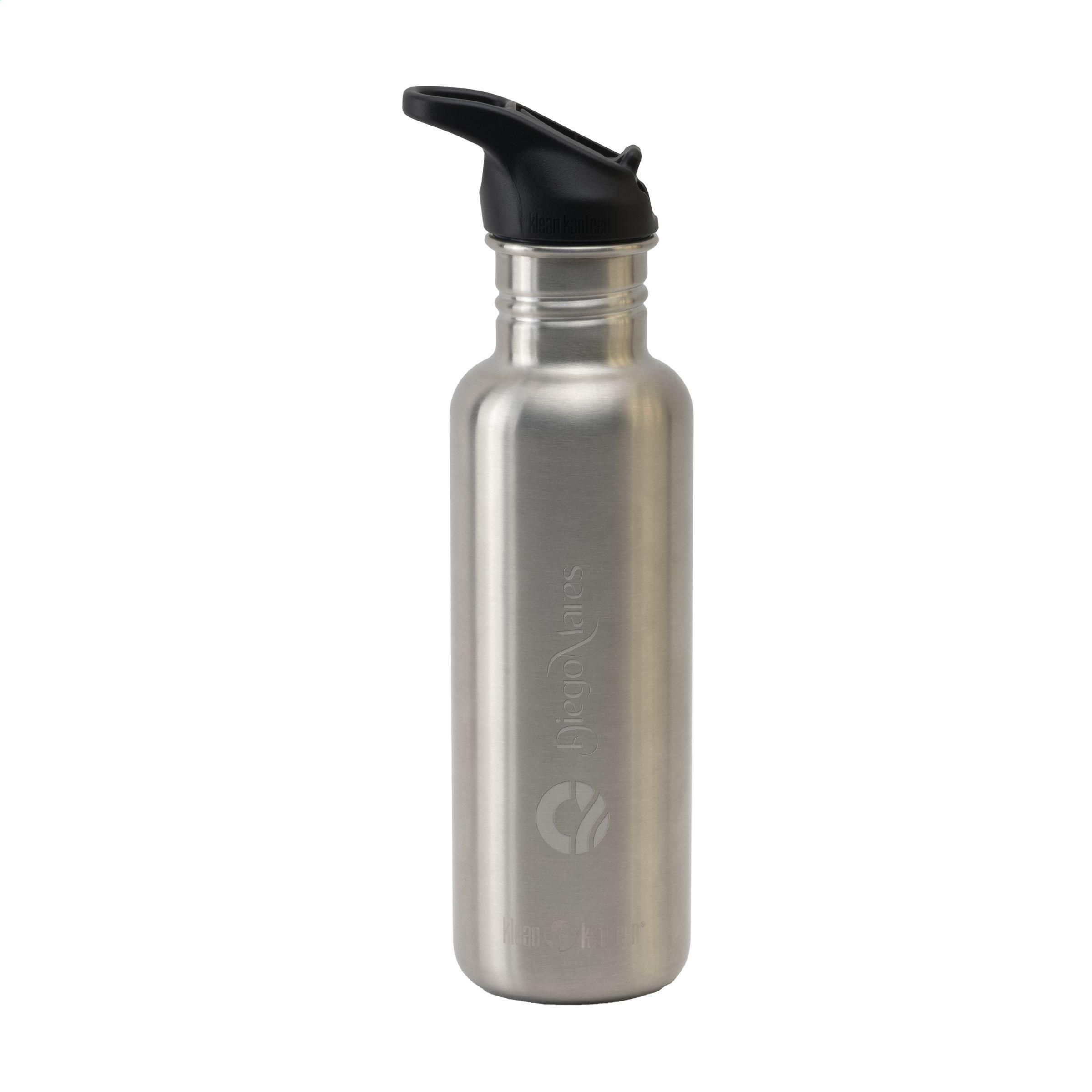 Klean Kanteen Classic Edelstahl-Trinkflasche 800 ml mit Sport Cap