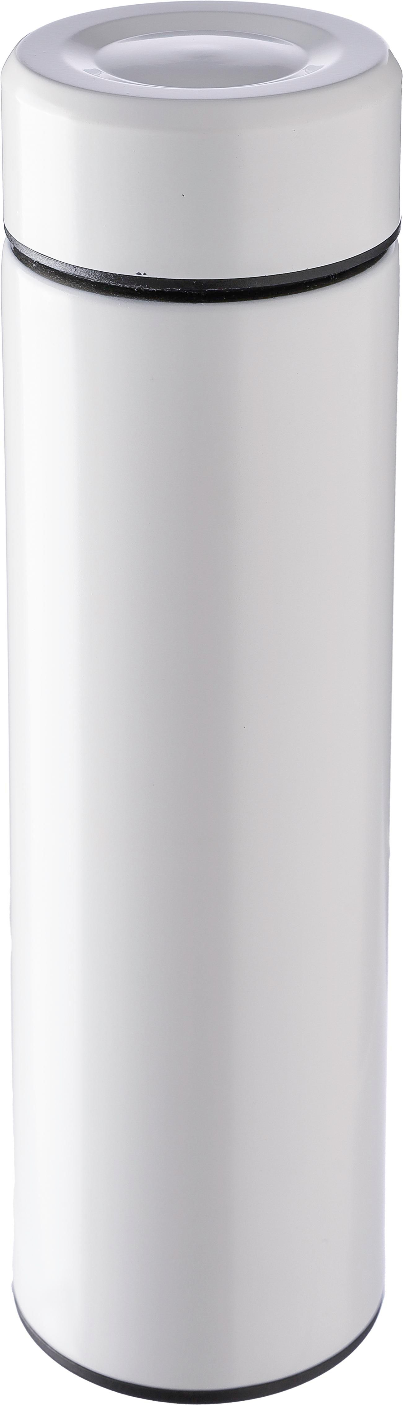 Edelstahlflasche 425 ml Mary – doppelwandig mit Teesieb, bedruckbar