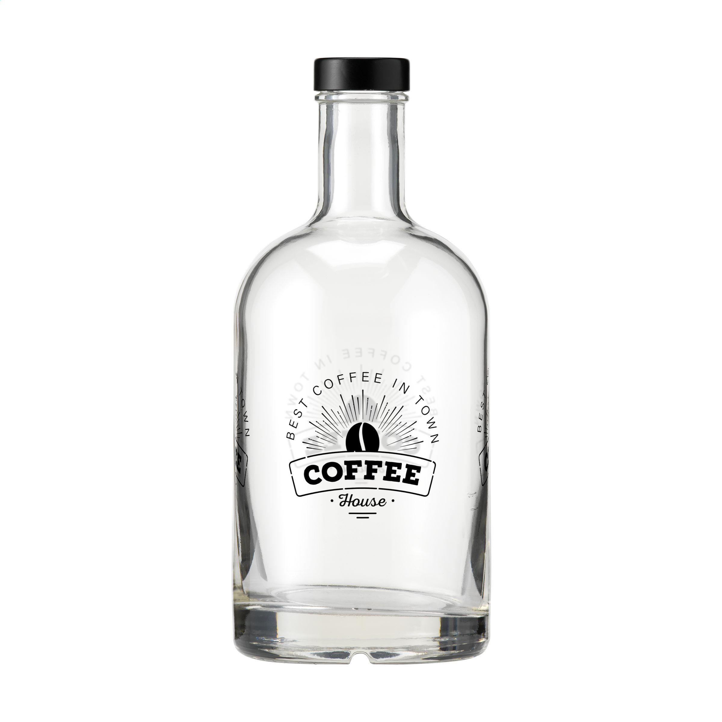 Glas-Trinkflasche Helsinki 700 ml mit Schraubverschluss, bedruckbar