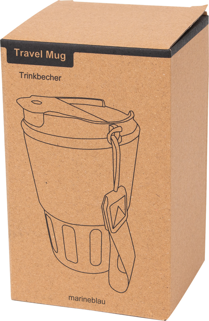Vakuum-Trinkbecher TRAVEL MUG Edelstahl 400 ml, doppelwandig – bedruckbar
