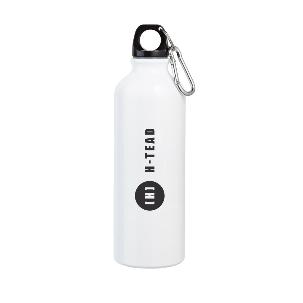 Aluminium-Sportflasche 800 ml LANDSCAPE L mit Karabiner, bedruckbar