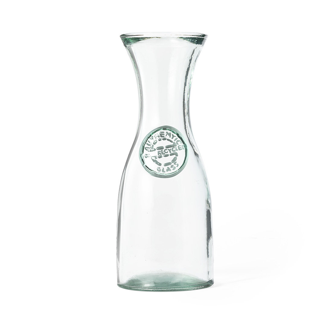 Glas-Trinkflasche Zaslet 800 ml aus recyceltem Glas, GRS-zertifiziert