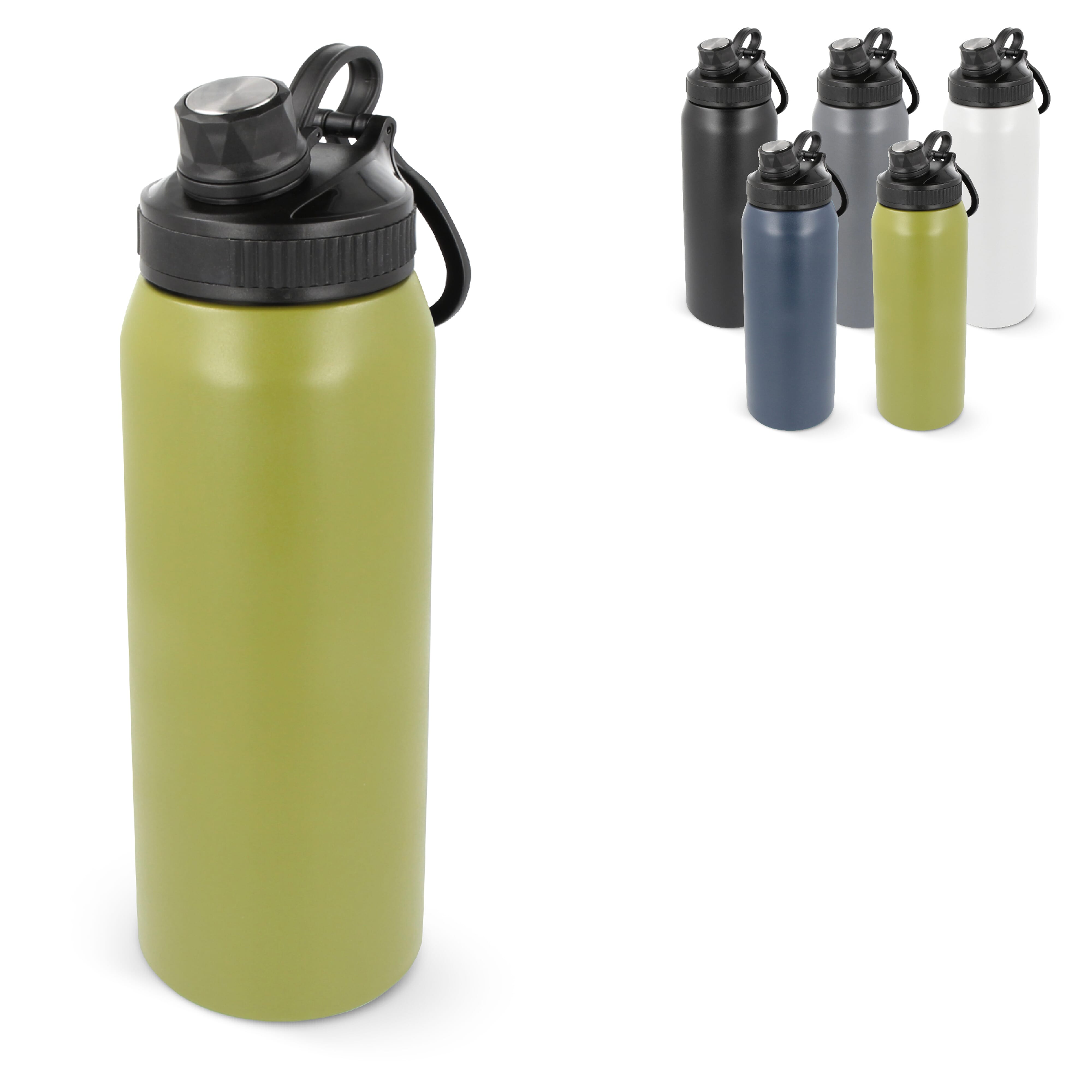 Thermoflasche Clark 800 ml Edelstahl - bedruckbar als Werbeartikel